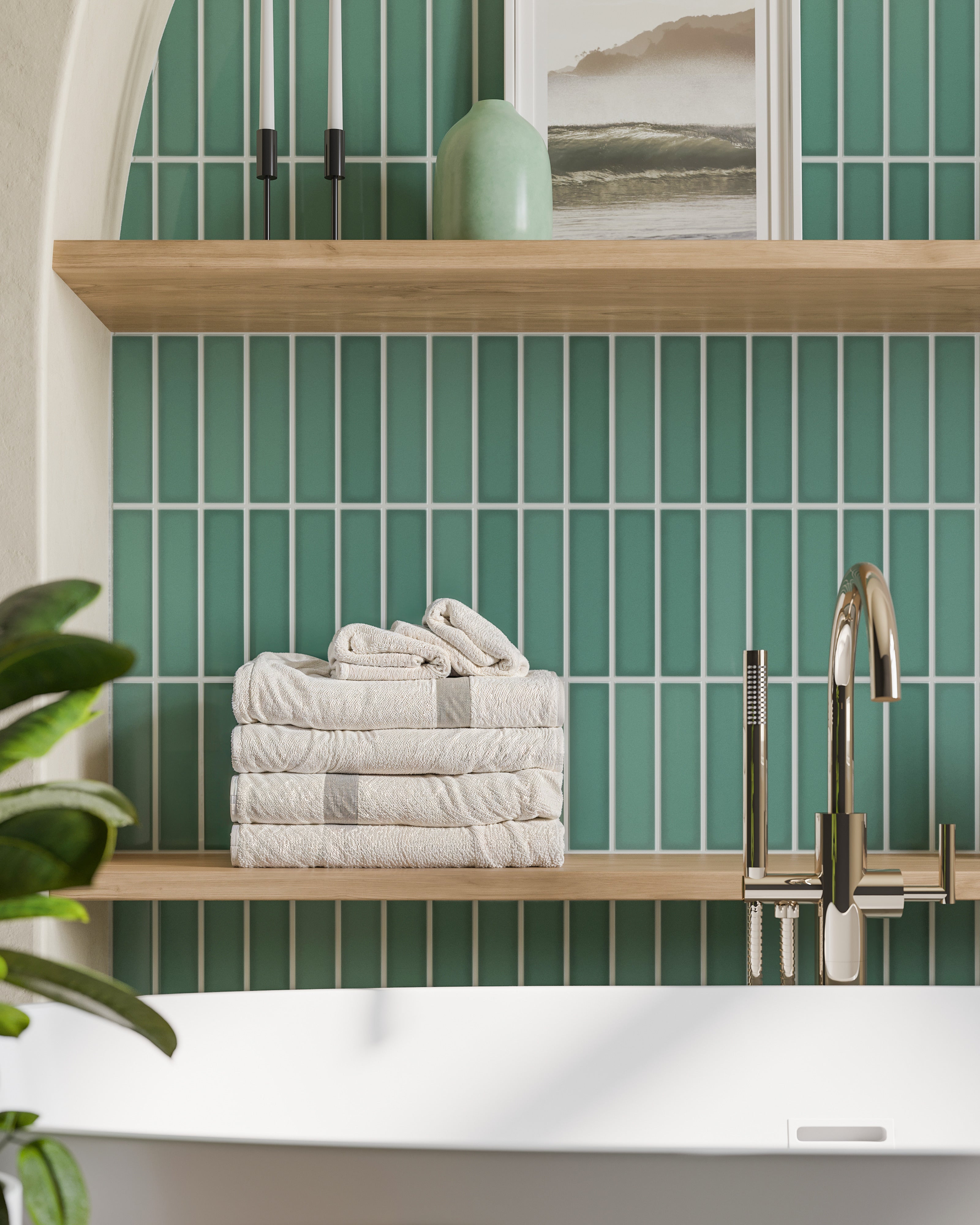 2x8 Original Ceramic Tile in Amalfi Coast Gloss