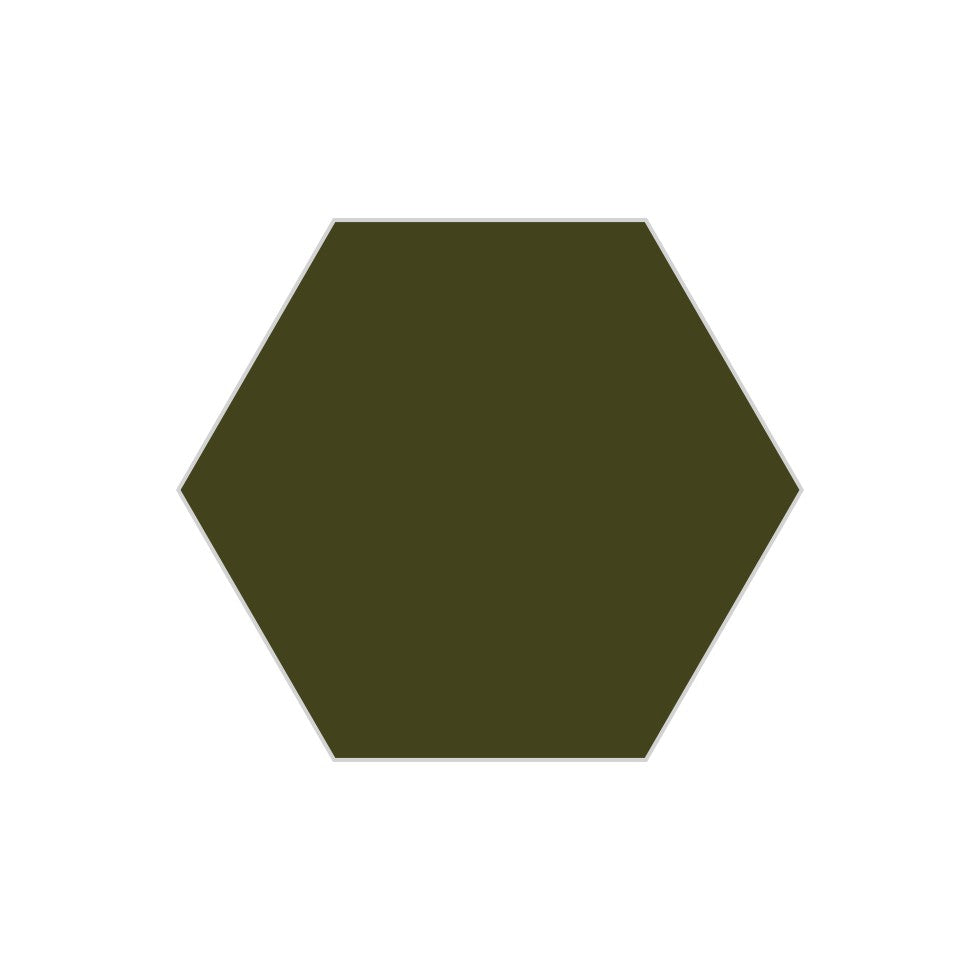 8" Hexagon Original Ceramic Tile in Lone Pine Matte