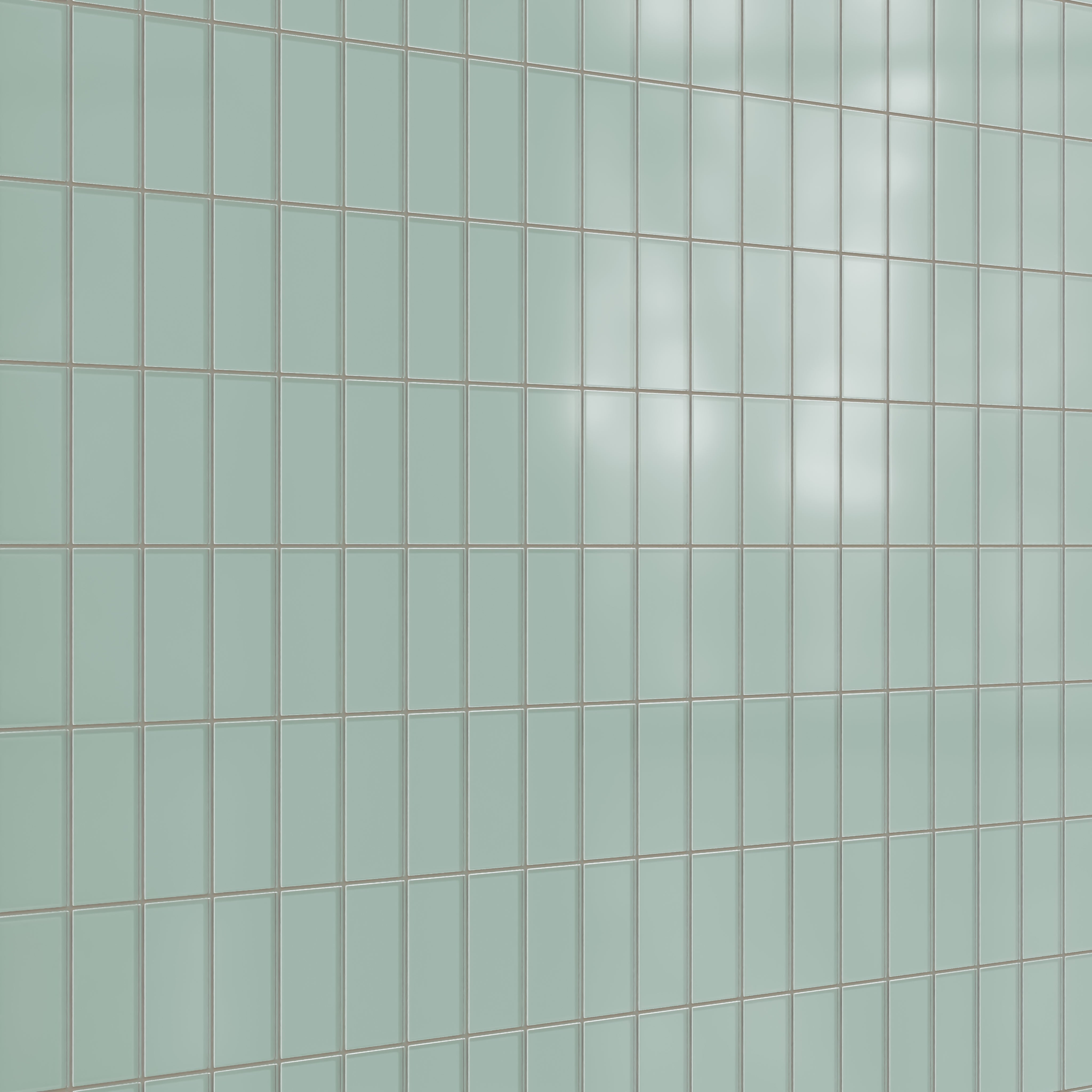 3x6 Glass Tile in Kingfisher Matte