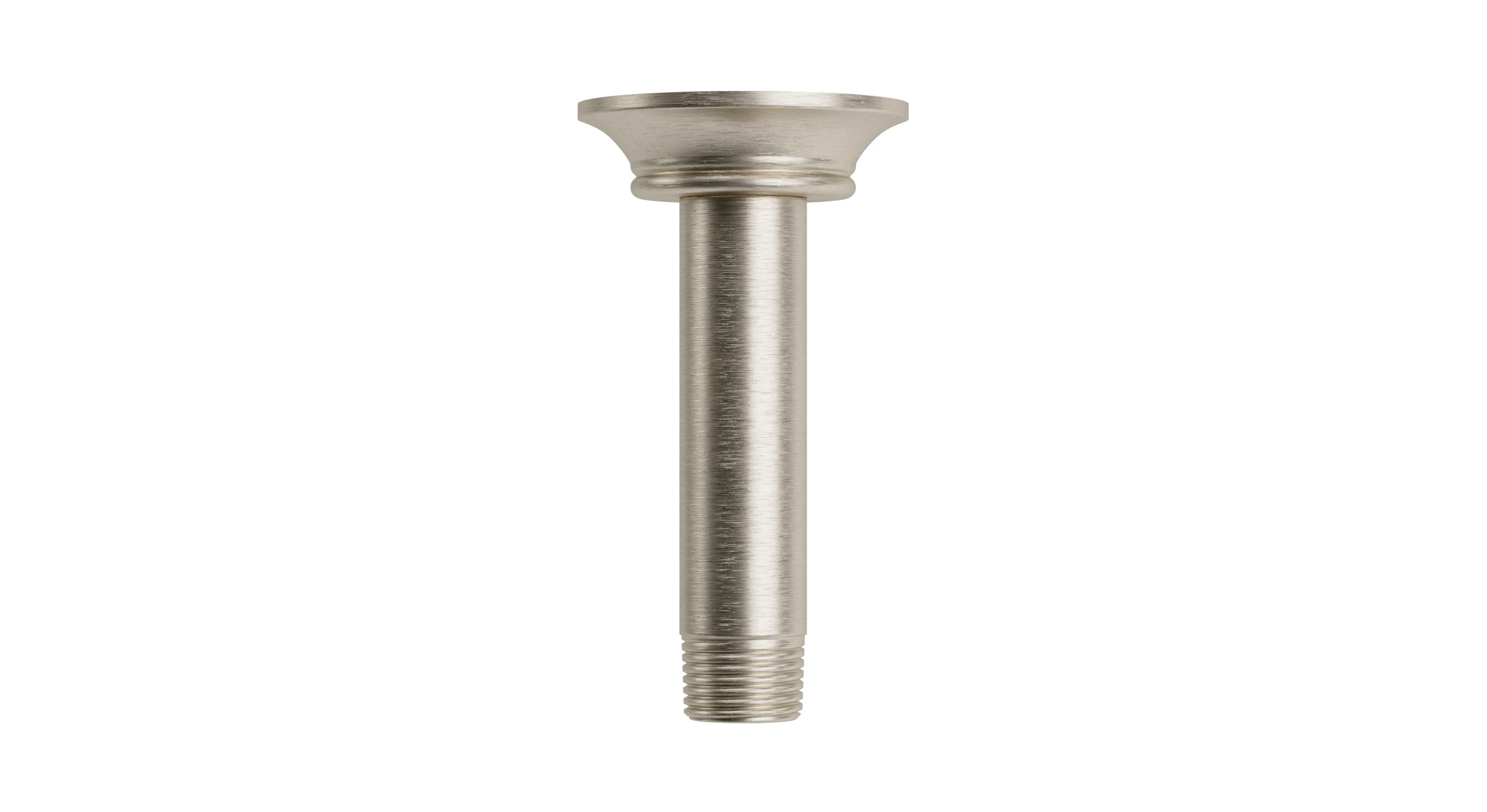 Emerson 4" Straight Shower Arm with Flange in Satin Nickel