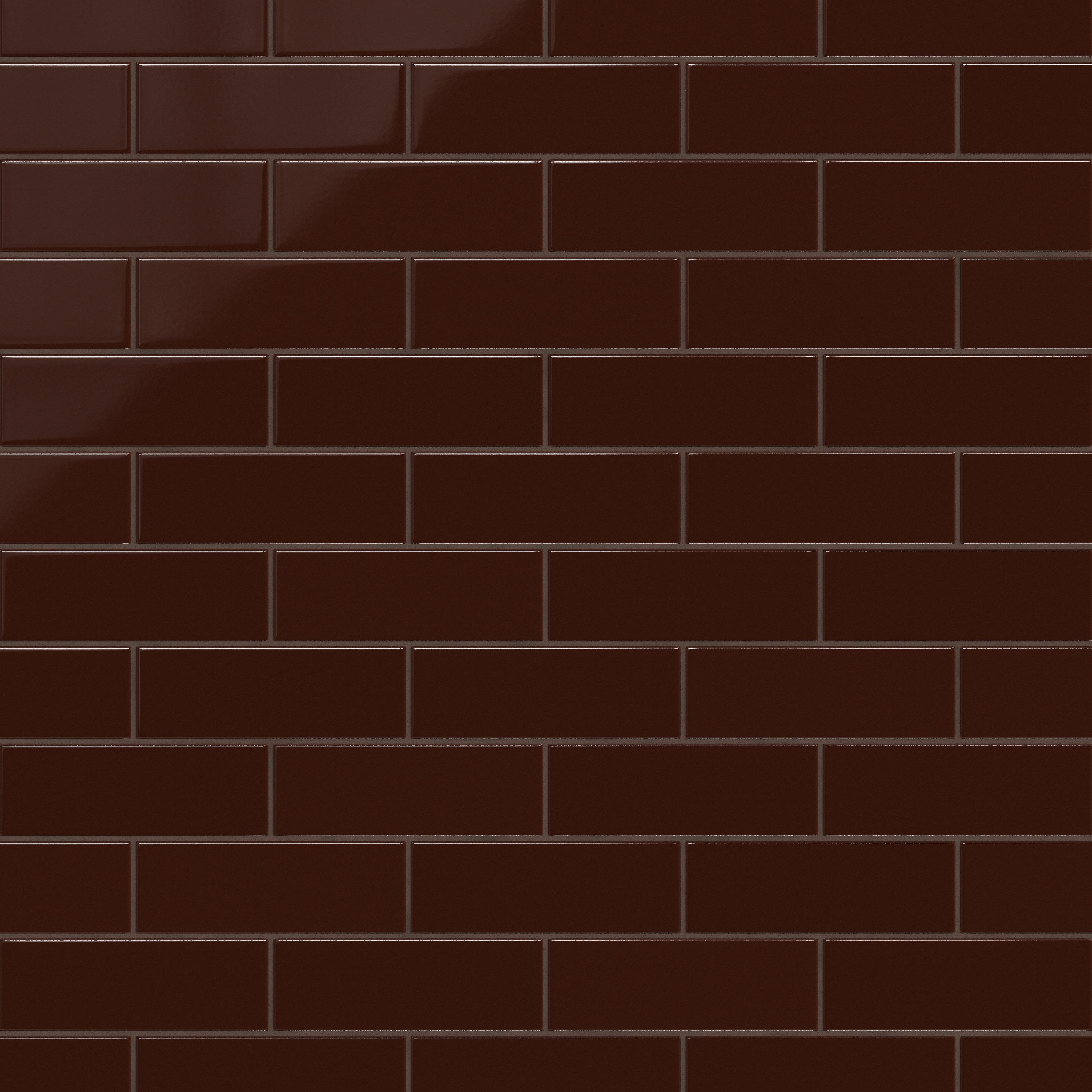 3x9 Original Ceramic Tile in Garnet Gloss