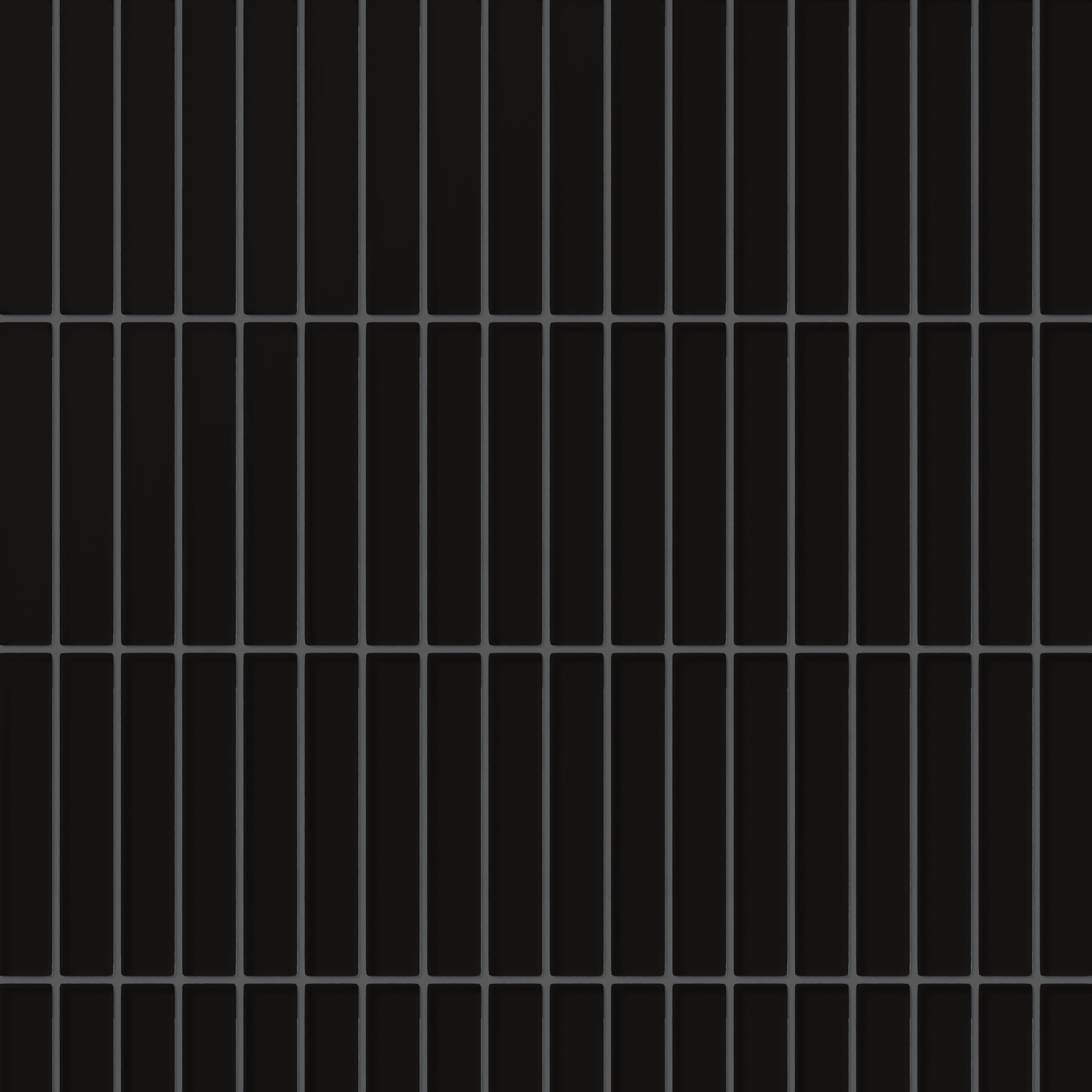 1x6 Straight Set Sheeted Glass Mosaic Tile in Condor Matte