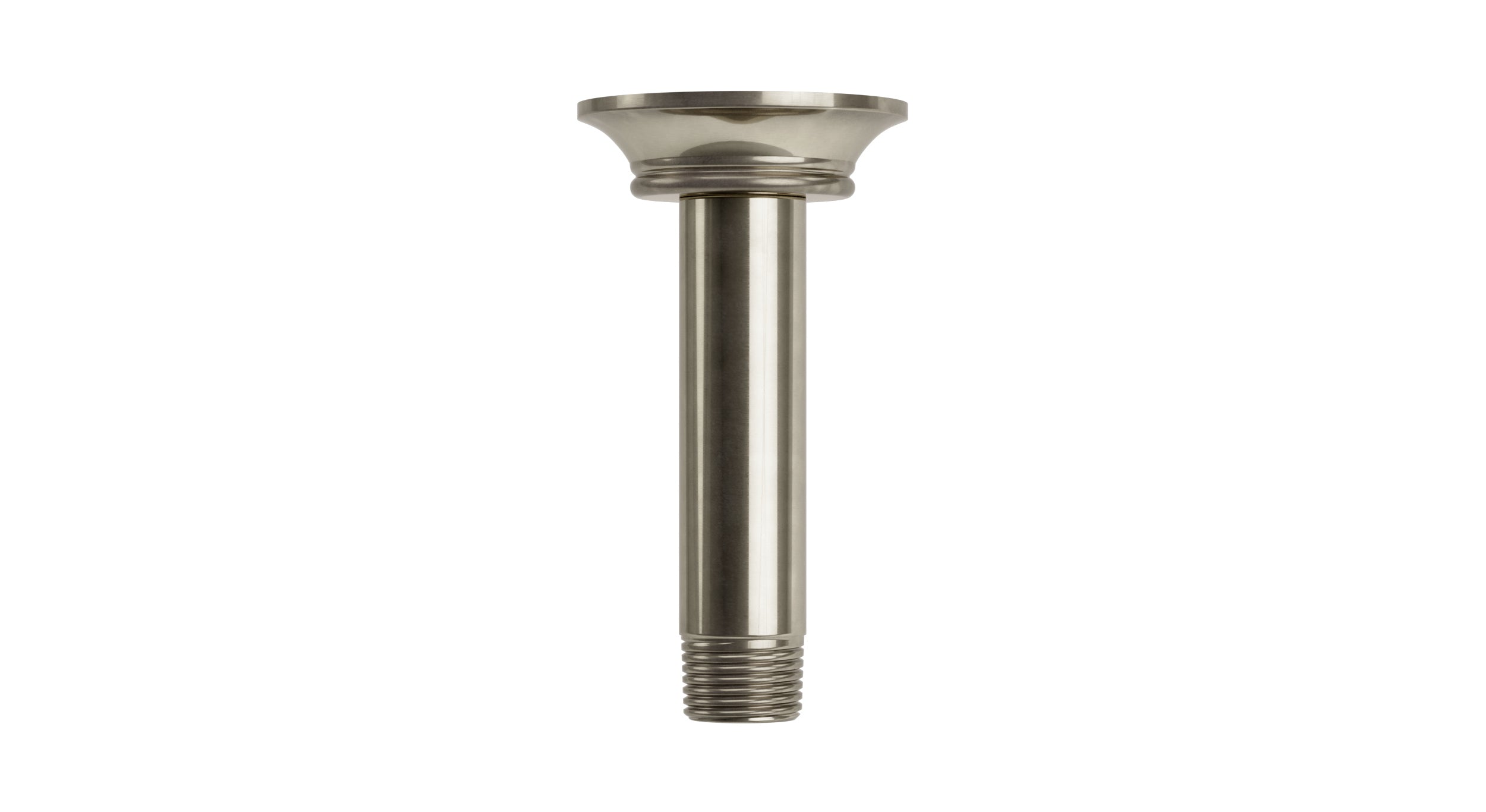 Emerson 4" Straight Shower Arm with Flange in French Nickel
