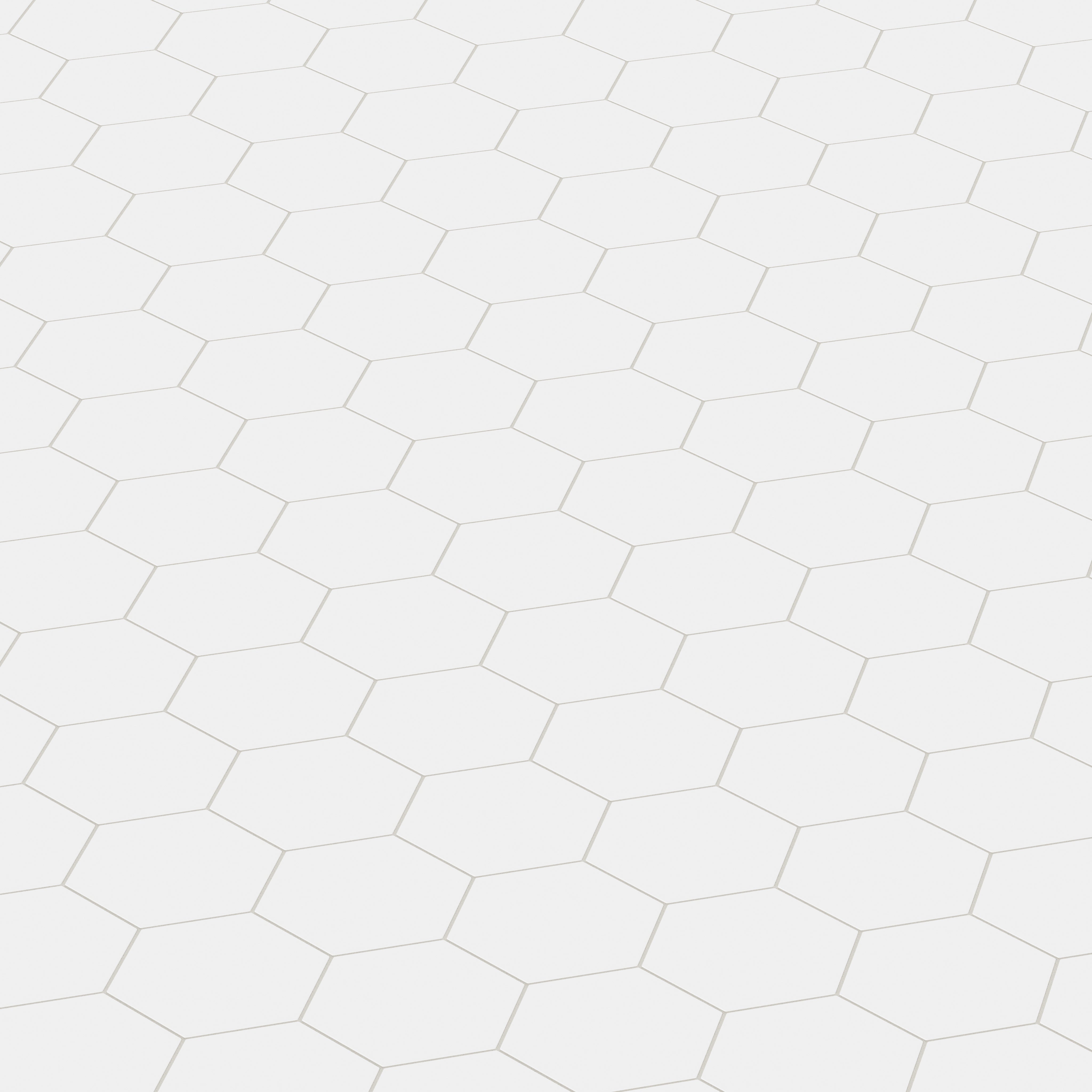 8" Hexagon Natural Press Ceramic Tile in Salt Creek Matte