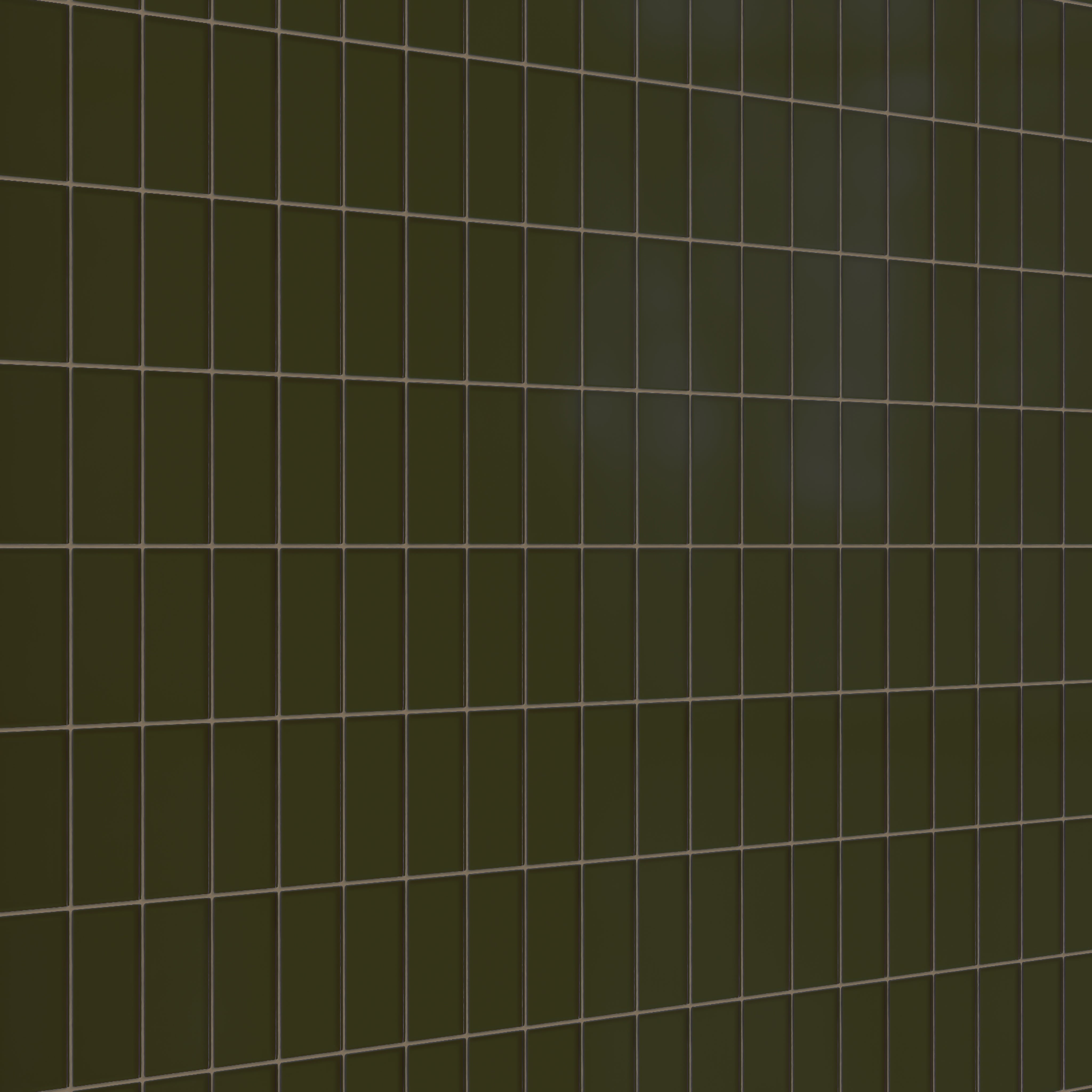 3x6 Glass Tile in Catbird Matte