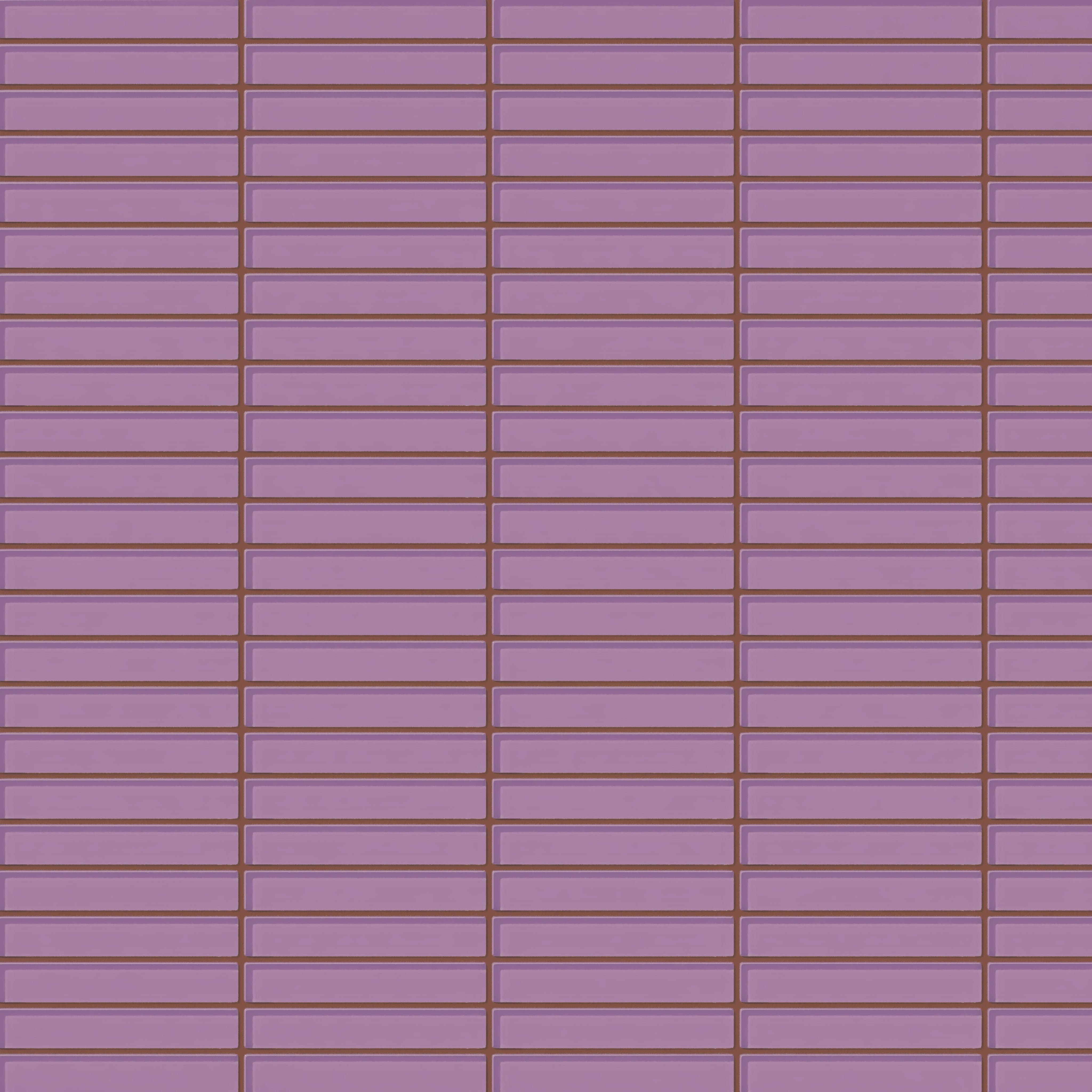 1x6 Straight Set Sheeted Glass Mosaic Tile in Waxbill Gloss