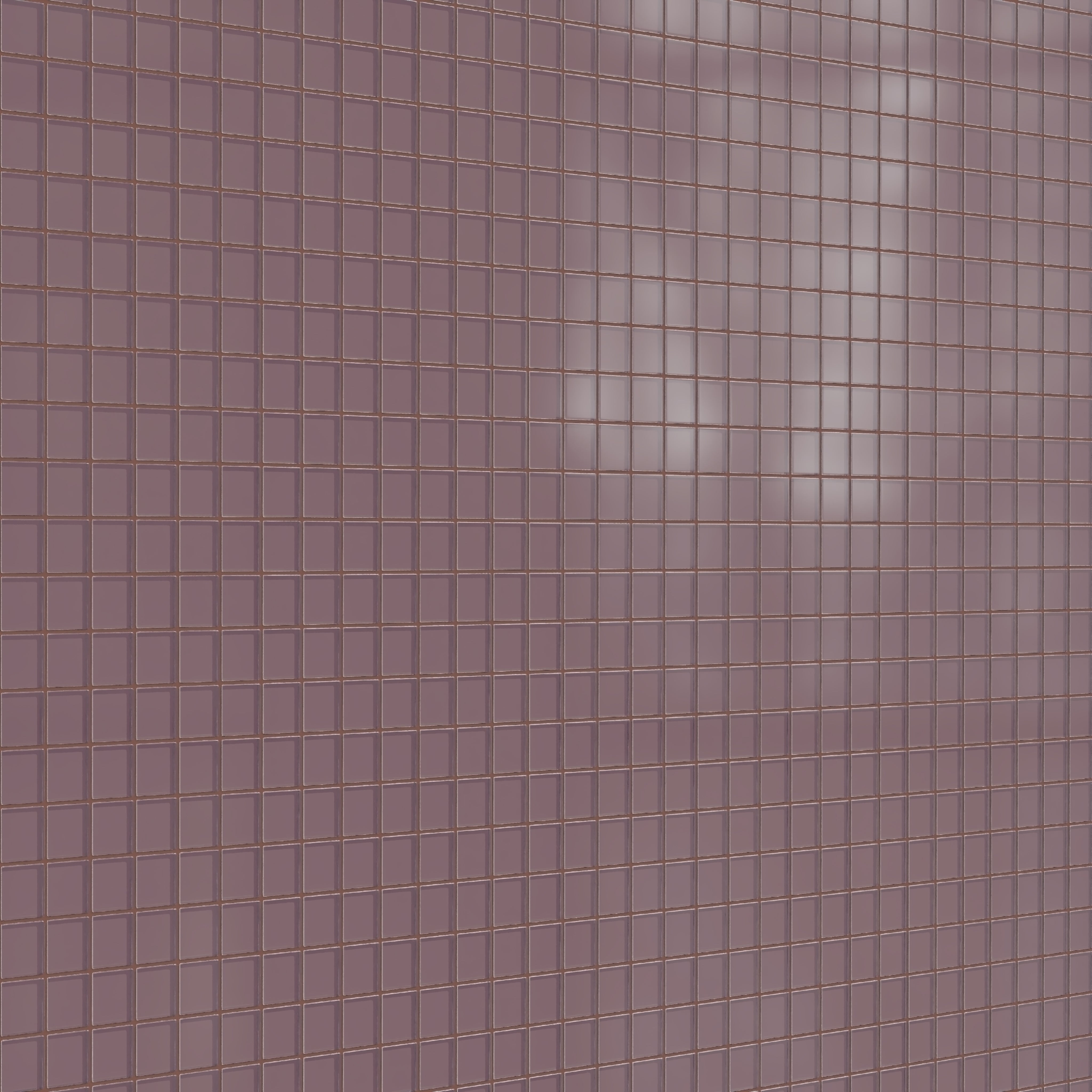 2x2 Straight Set Sheeted Glass Mosaic Tile in Crane Matte