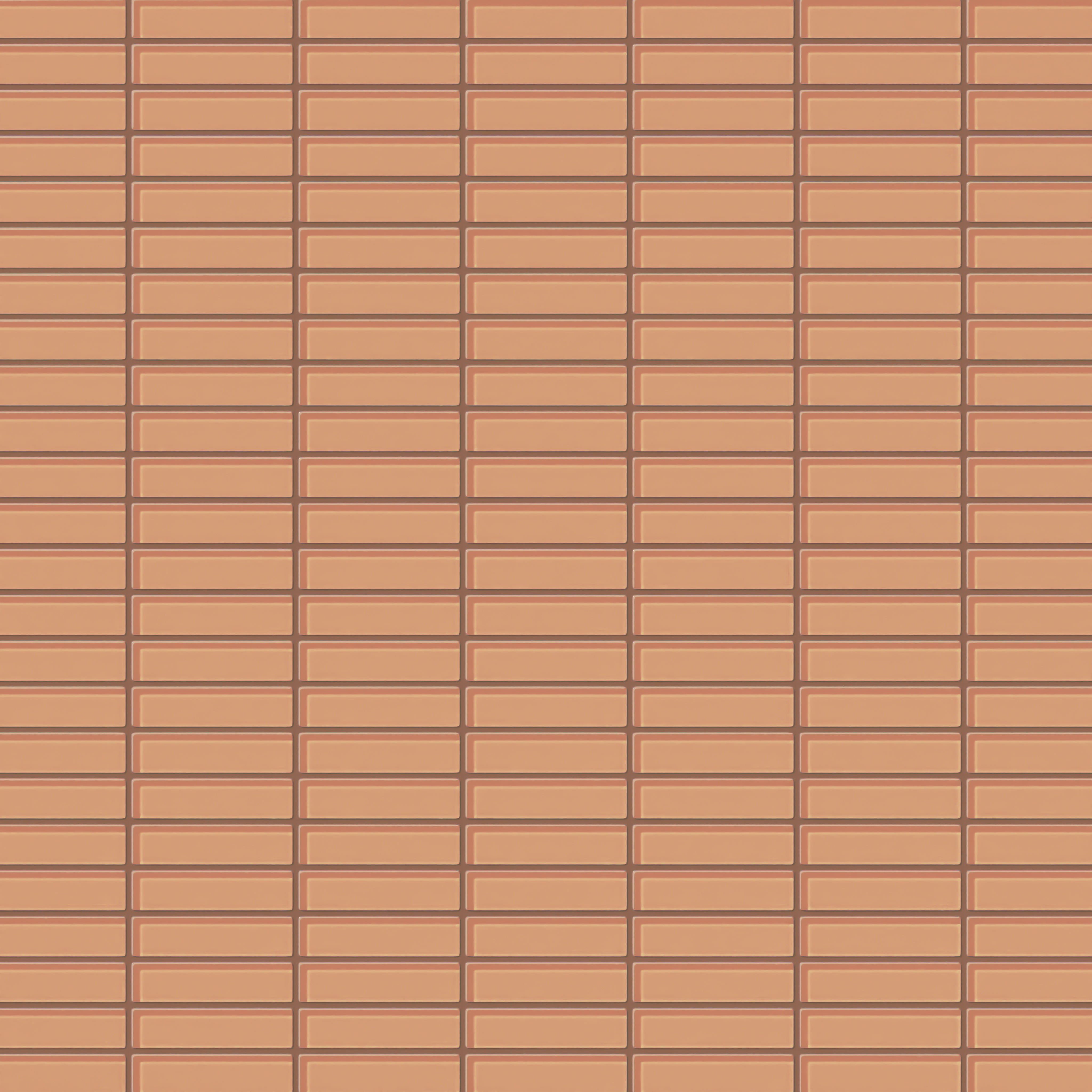1x4 Straight Set Sheeted Glass Mosaic Tile in Carolina Wren Gloss