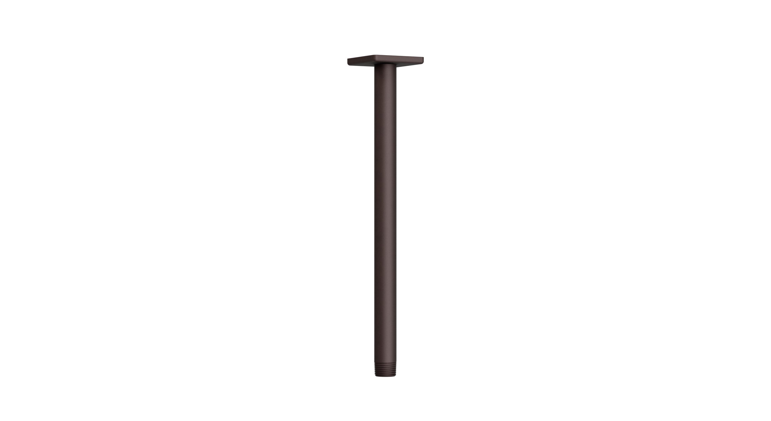 Flatiron 12" Straight Shower Arm with Flange in Architectural Copper