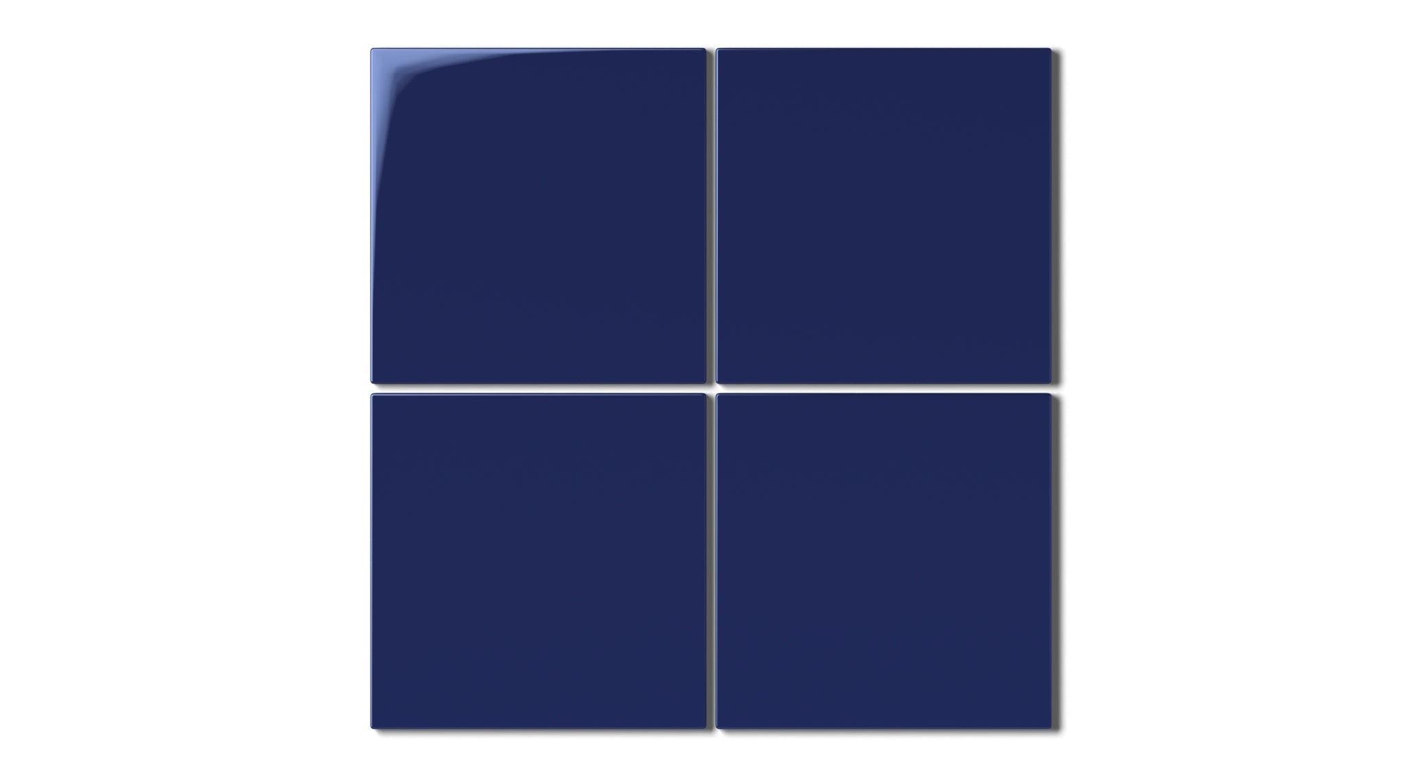 6x6 Natural Press Ceramic Tile in Ultramarine Gloss