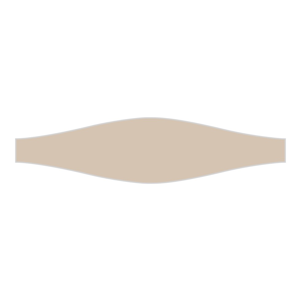 Wave Original Ceramic Tile in Cardamom Matte