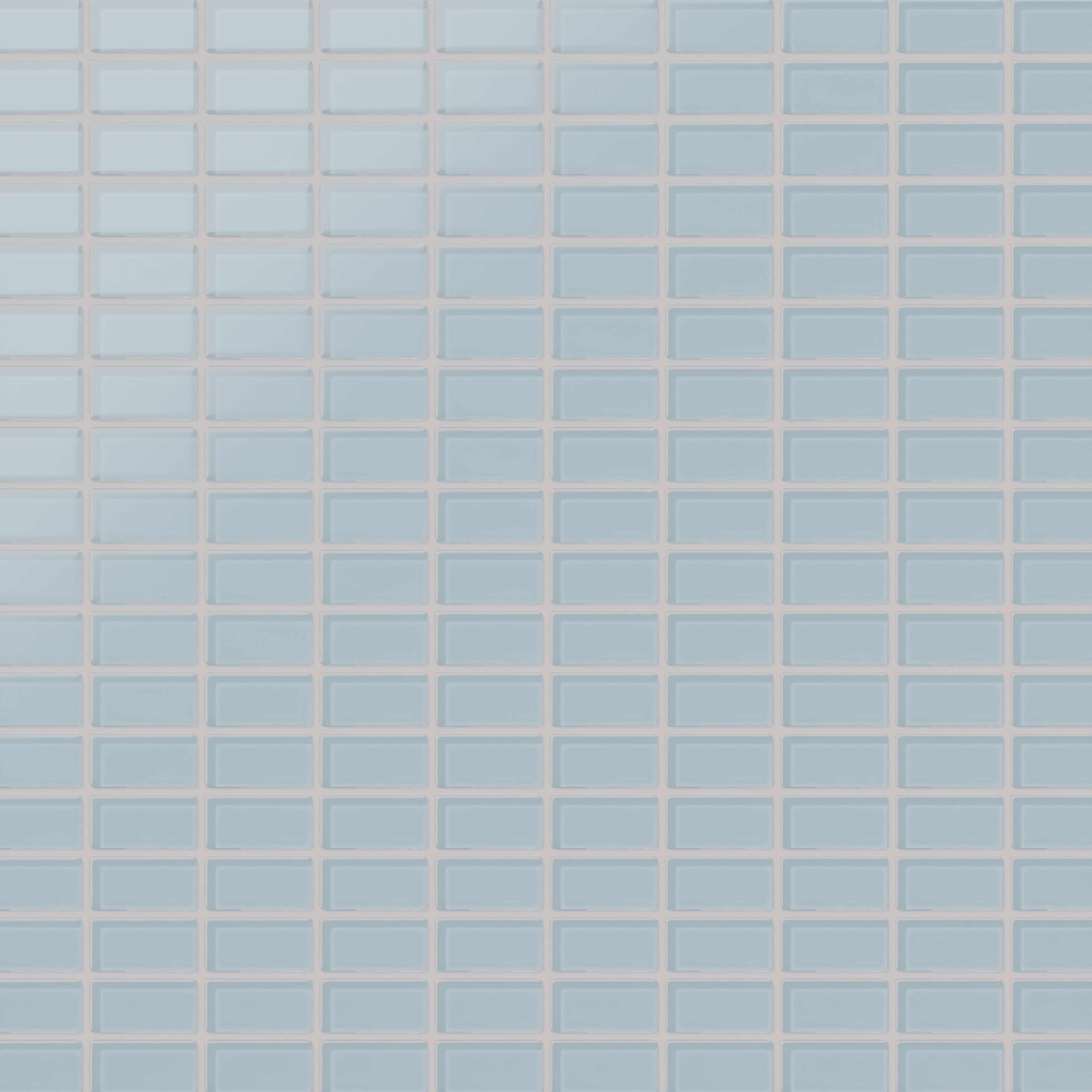 1x2 Straight Set Sheeted Glass Mosaic Tile in Partridge Matte