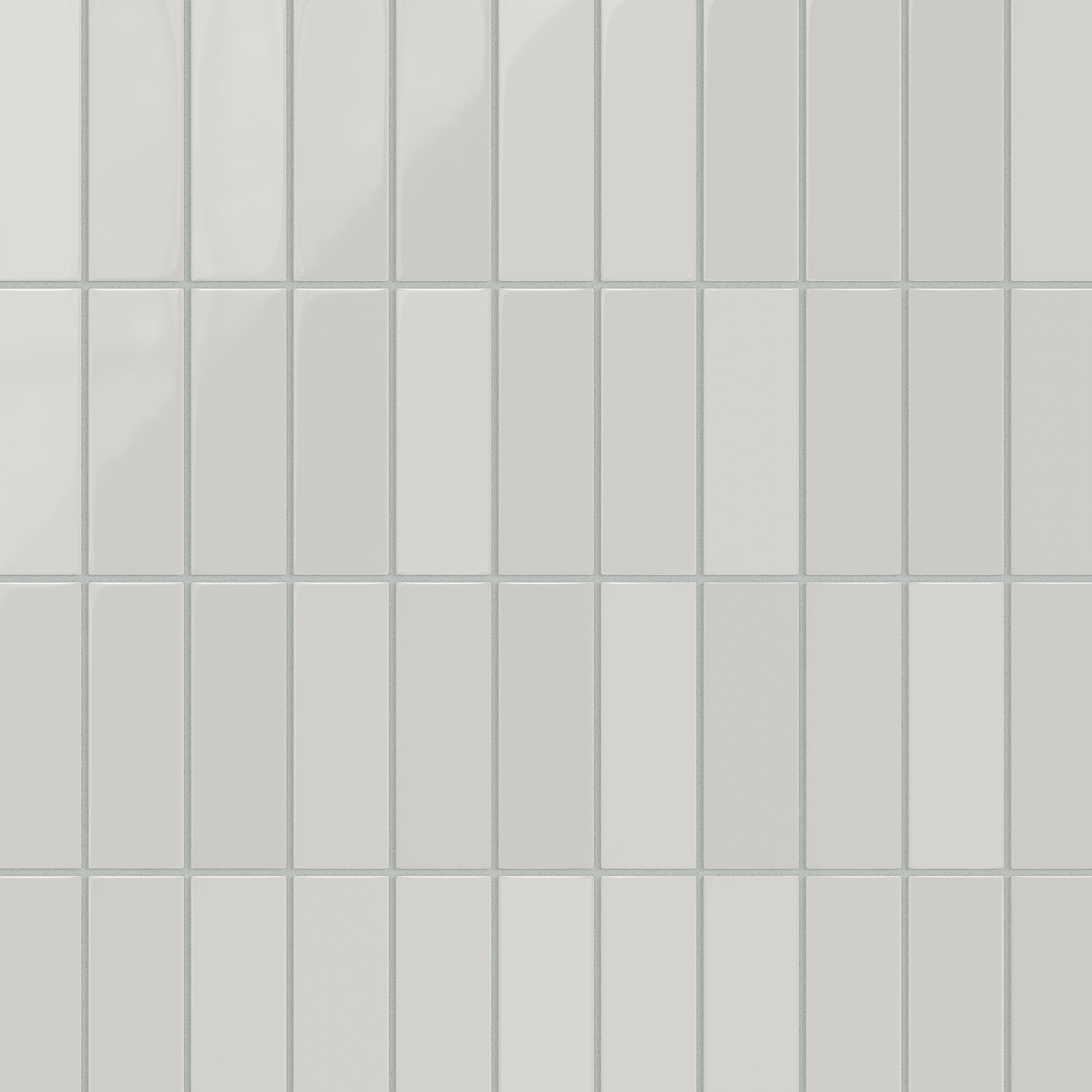 2x6 Natural Press Ceramic Tile in Cloud Cover Gloss
