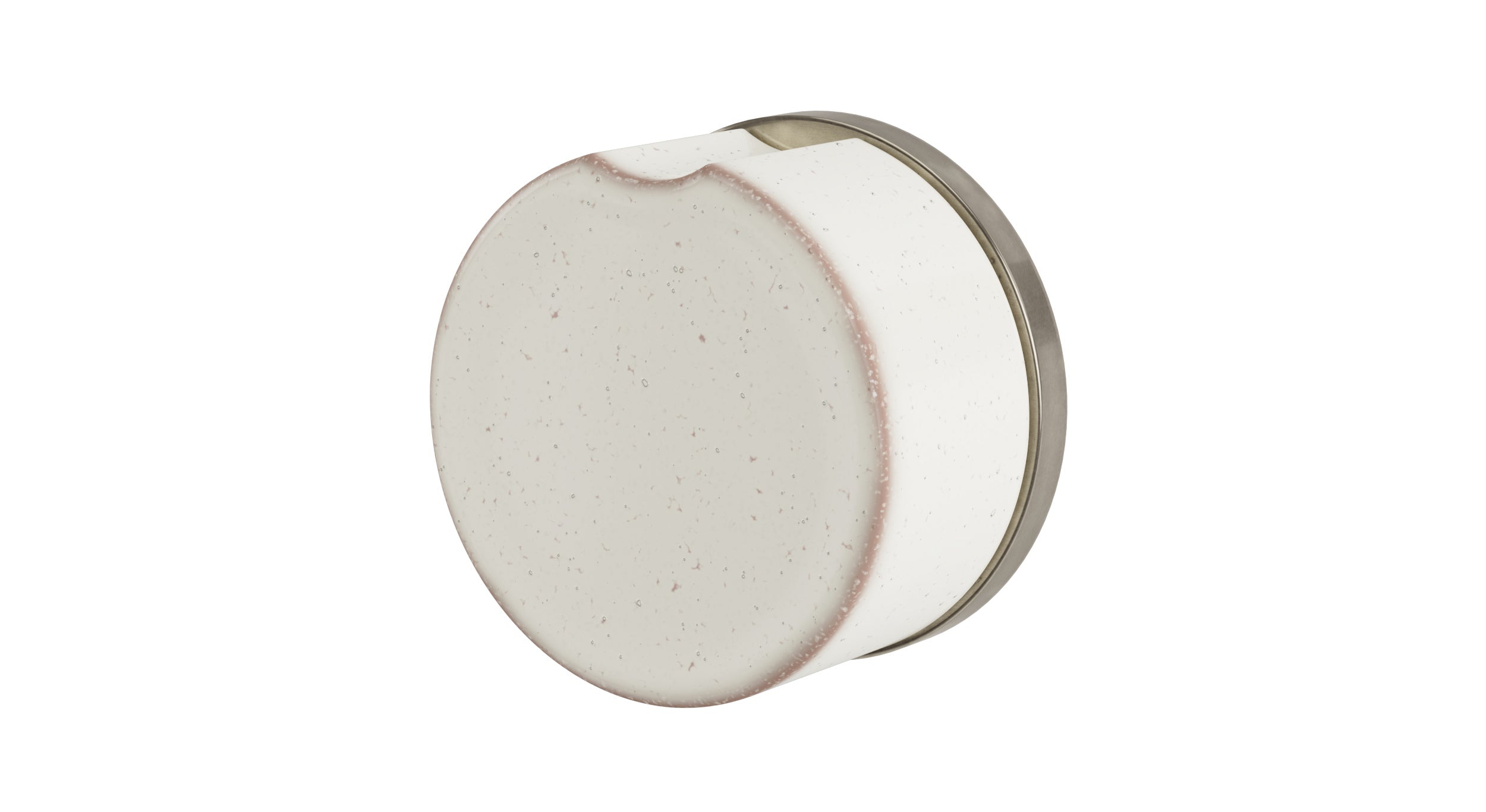 Foundry One Handle Wall Mount Diverter/Volume Control Shower Trim with Groove Ceramic Knob Handle in French Nickel
