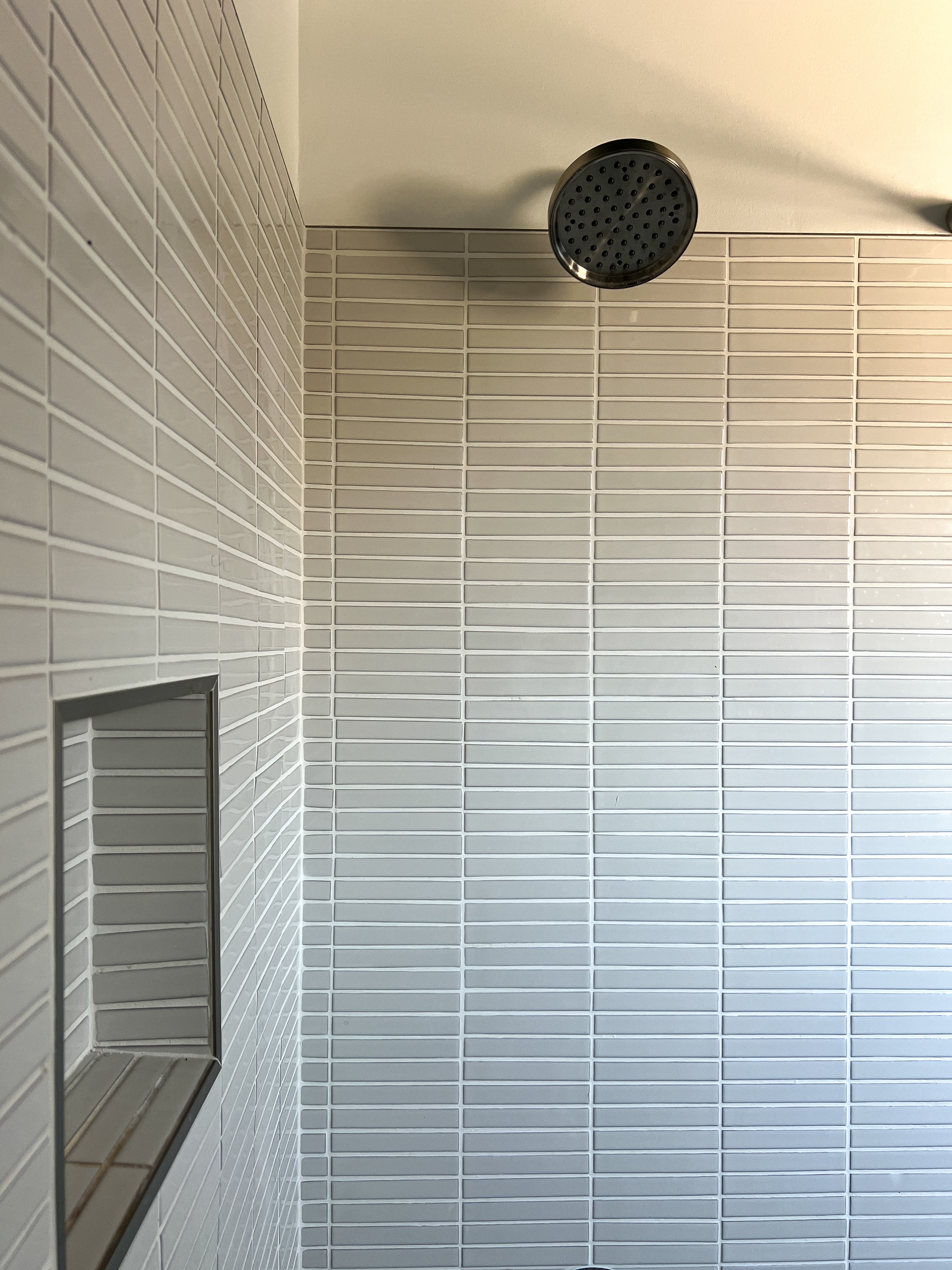 1x6 Straight Set Sheeted Original Ceramic Mosaic Tile in Feldspar Gloss