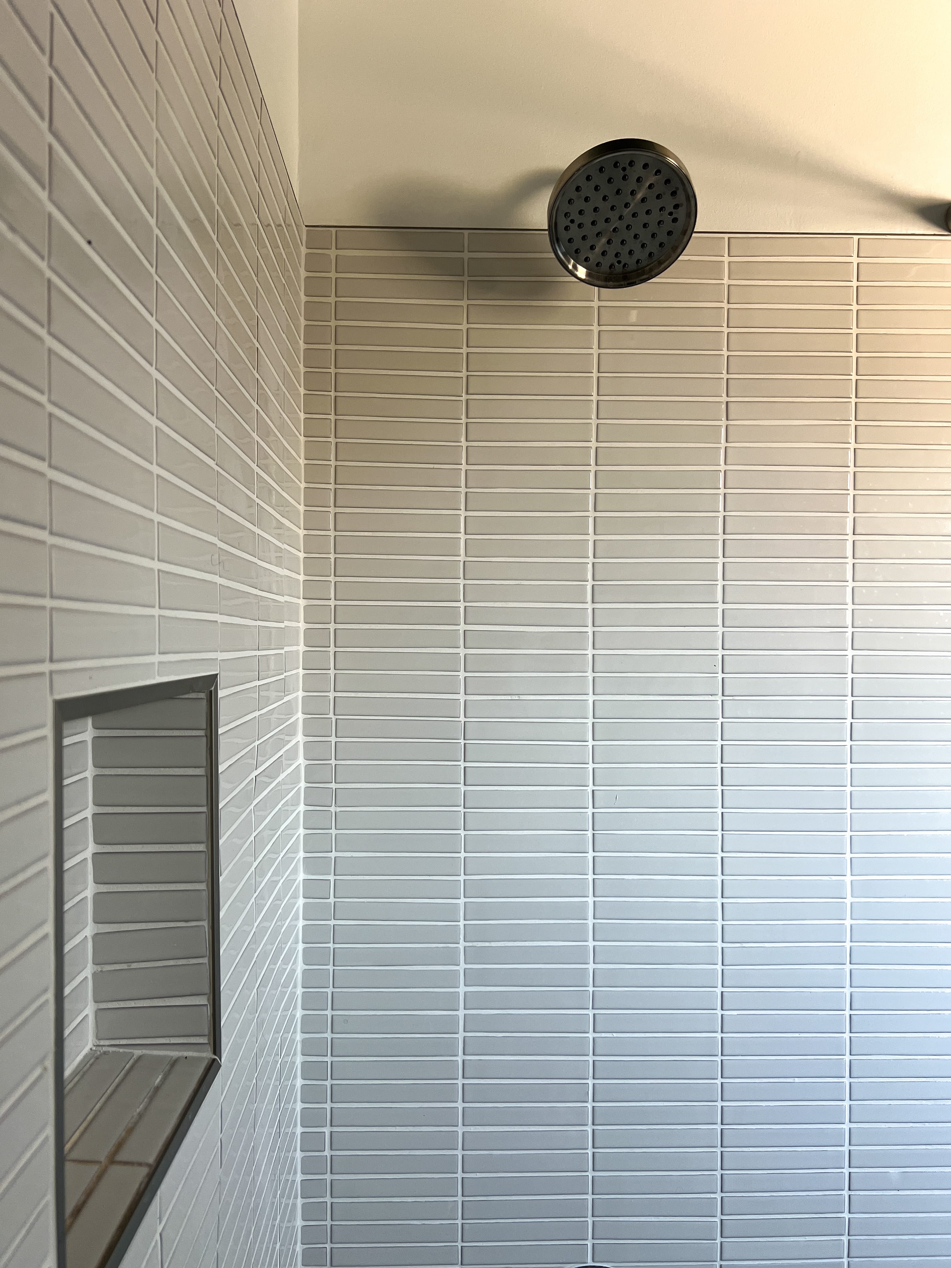 1x6 Straight Set Sheeted Original Ceramic Mosaic Tile in Feldspar Gloss