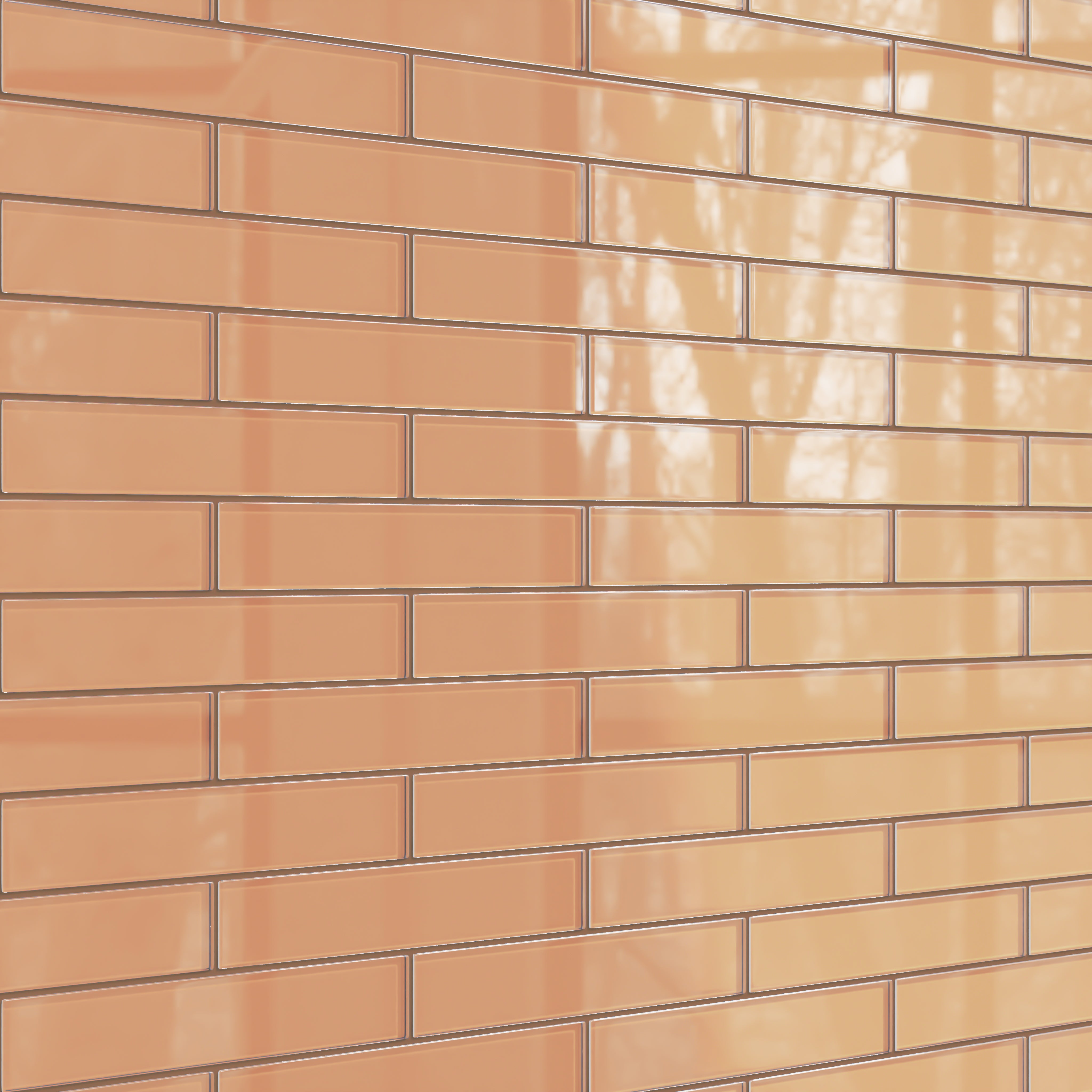 2x12 Glass Tile in Carolina Wren Gloss