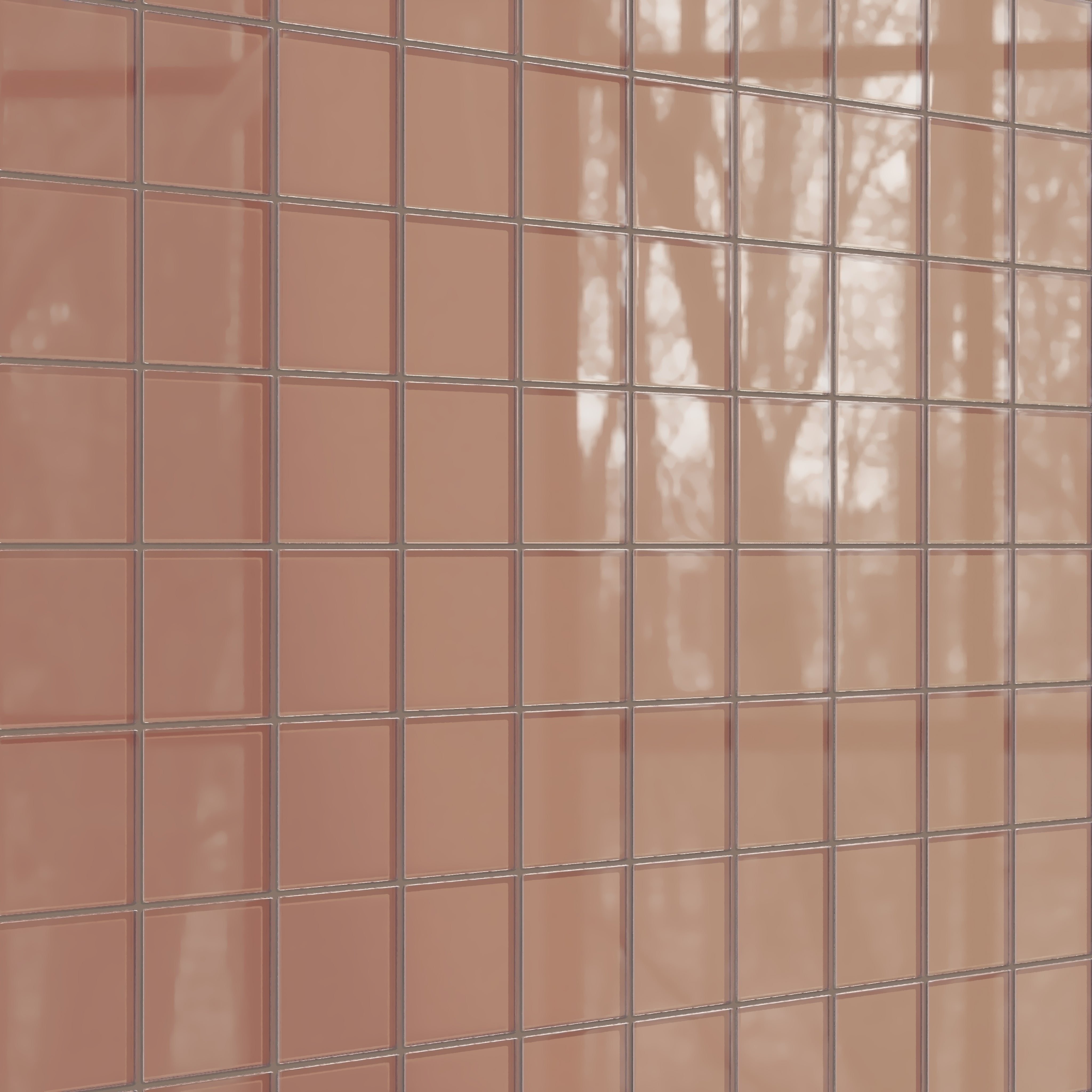 4x4 Glass Tile in Sora Gloss