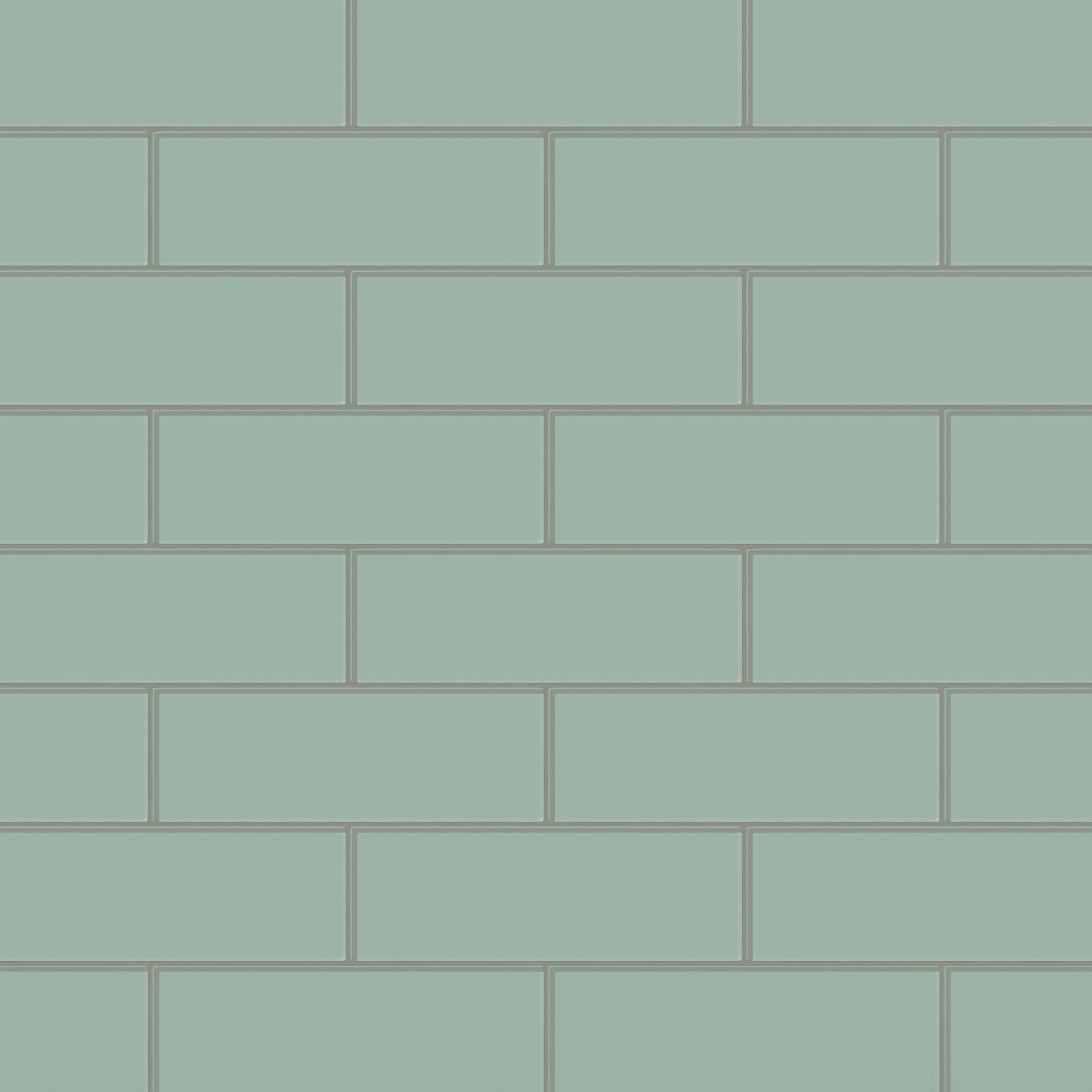 4x12 Glass Tile in Kingfisher Gloss