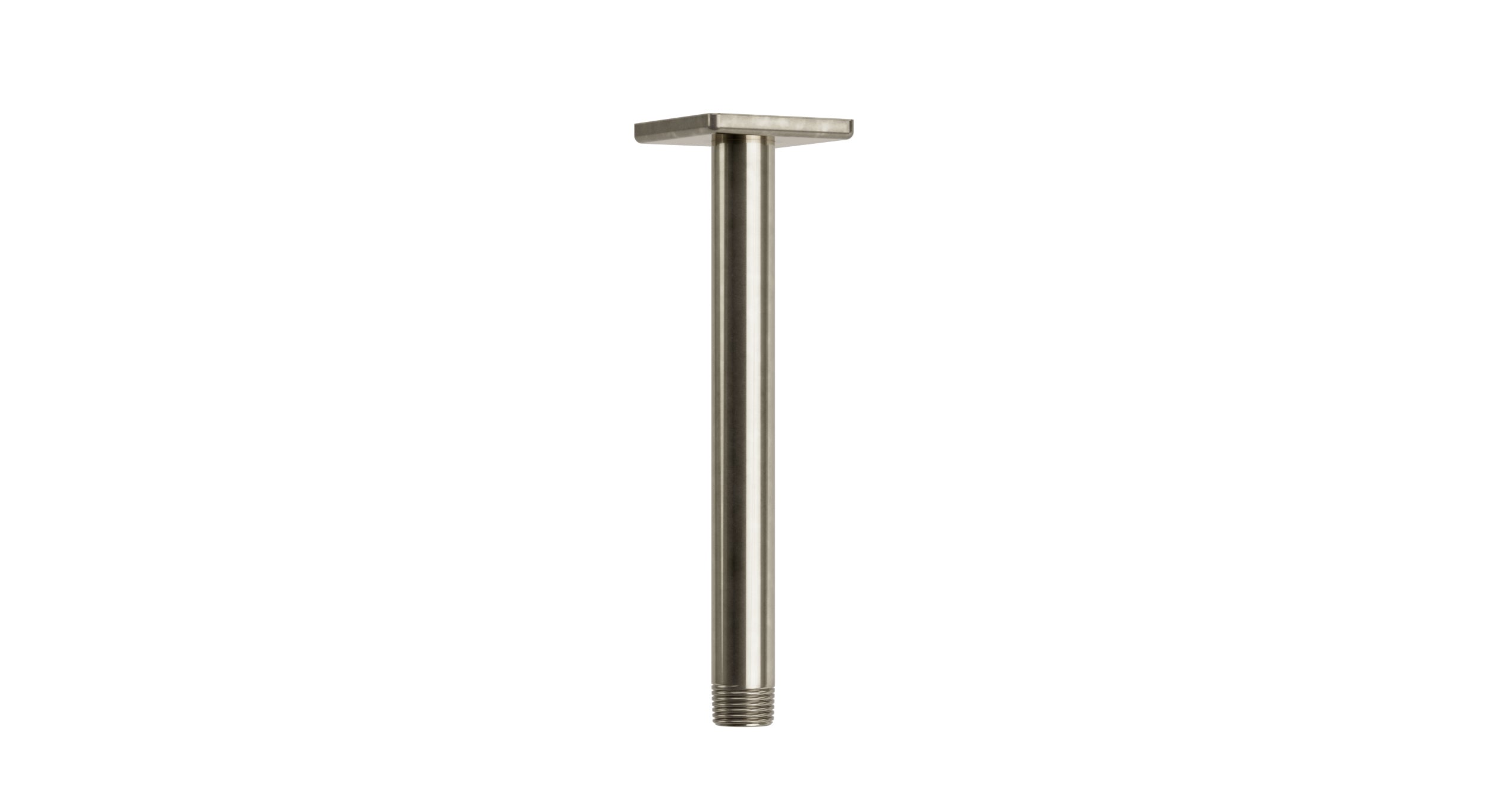 Flatiron 8" Straight Shower Arm with Flange in French Nickel