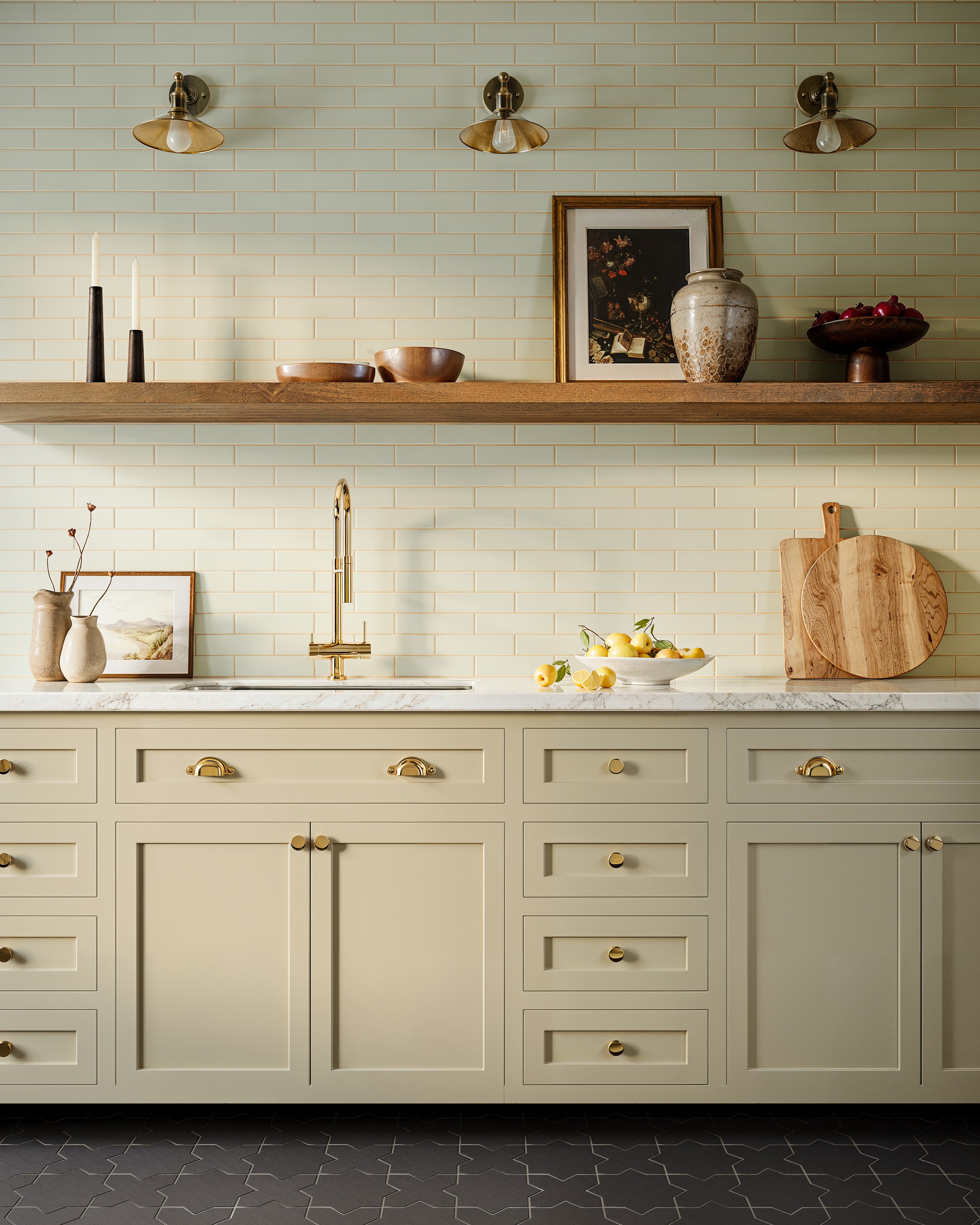 2x8 Original Ceramic Tile in Limewash Matte