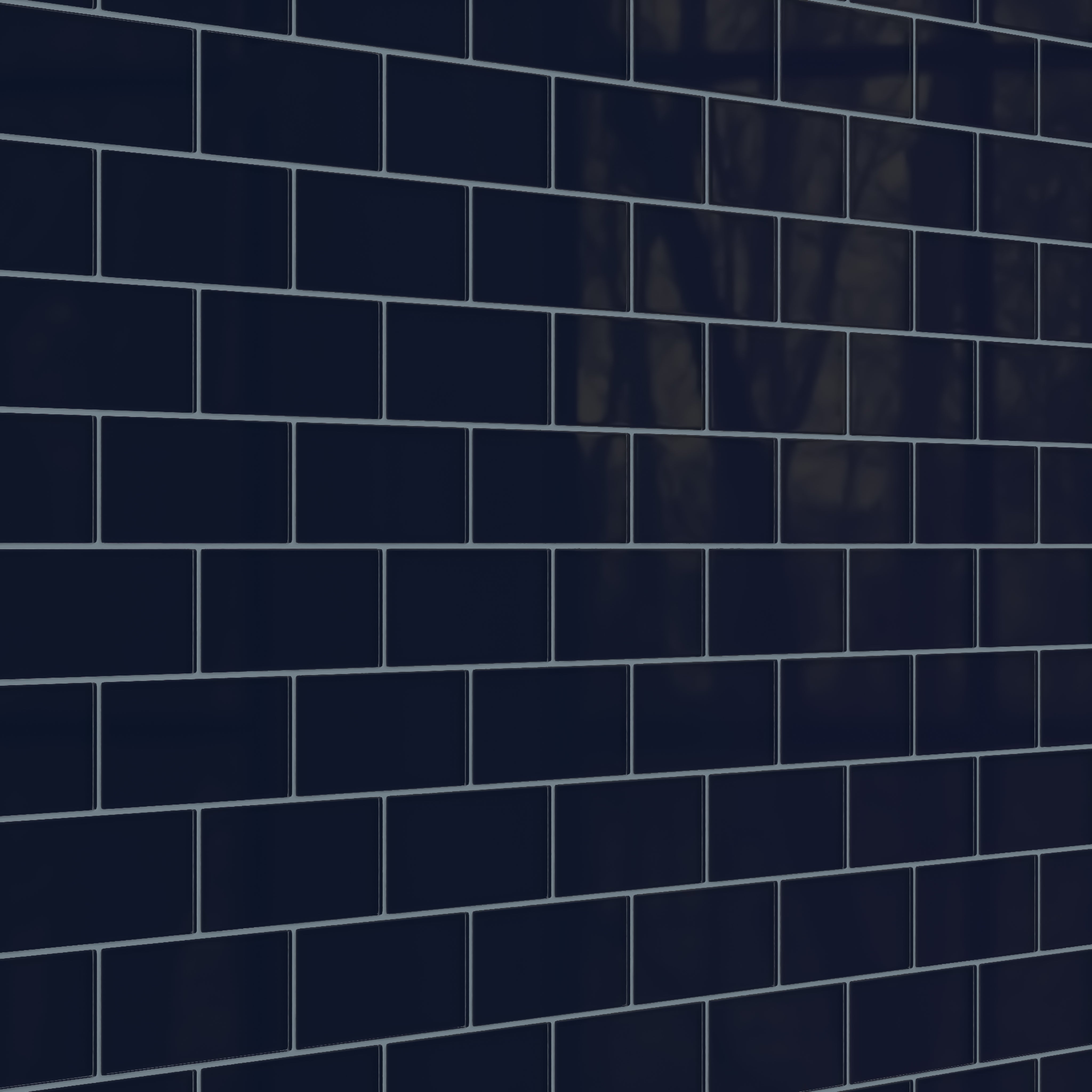 3x6 Glass Tile in Barn Swallow Gloss