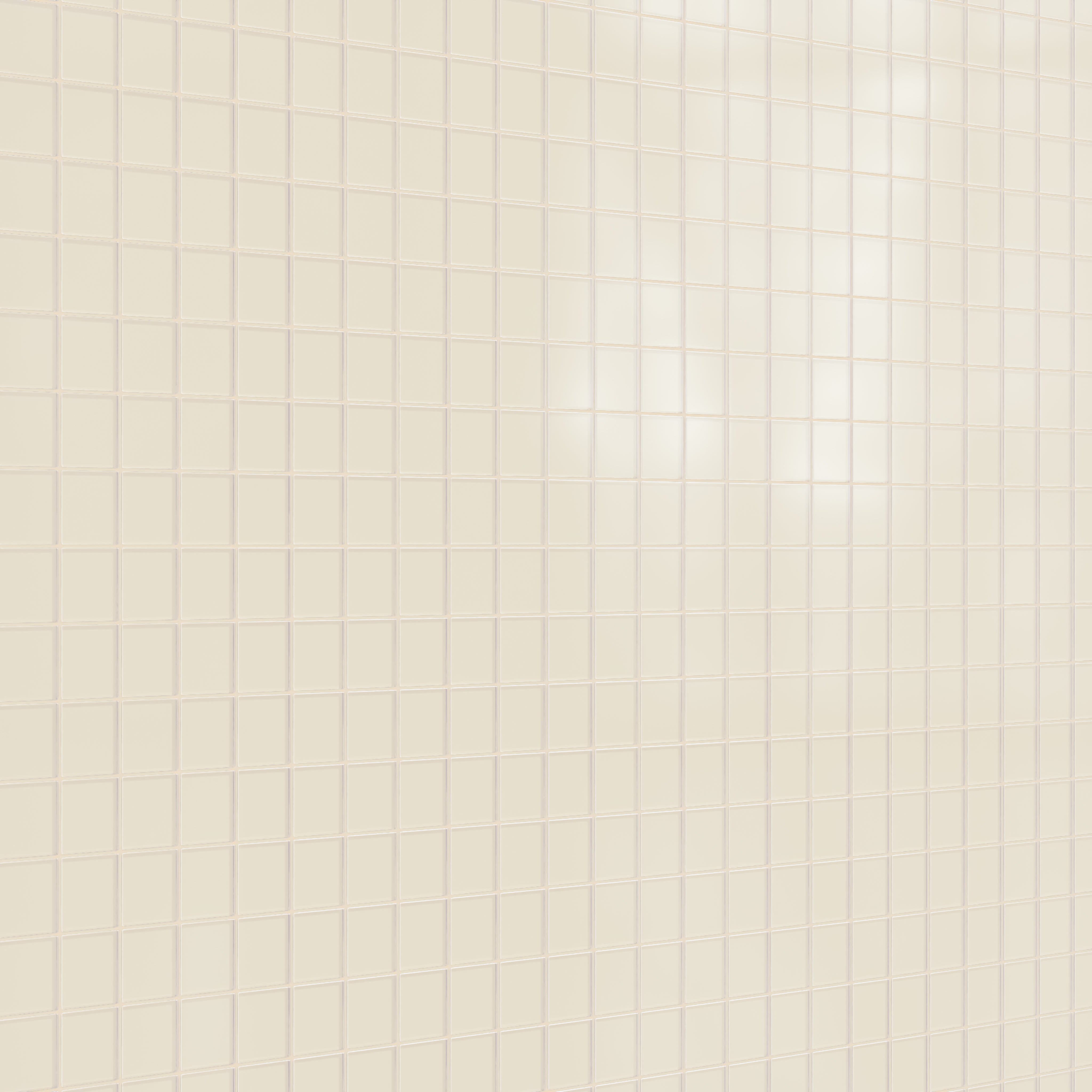 3x3 Straight Set Sheeted Glass Mosaic Tile in Sparrow Matte