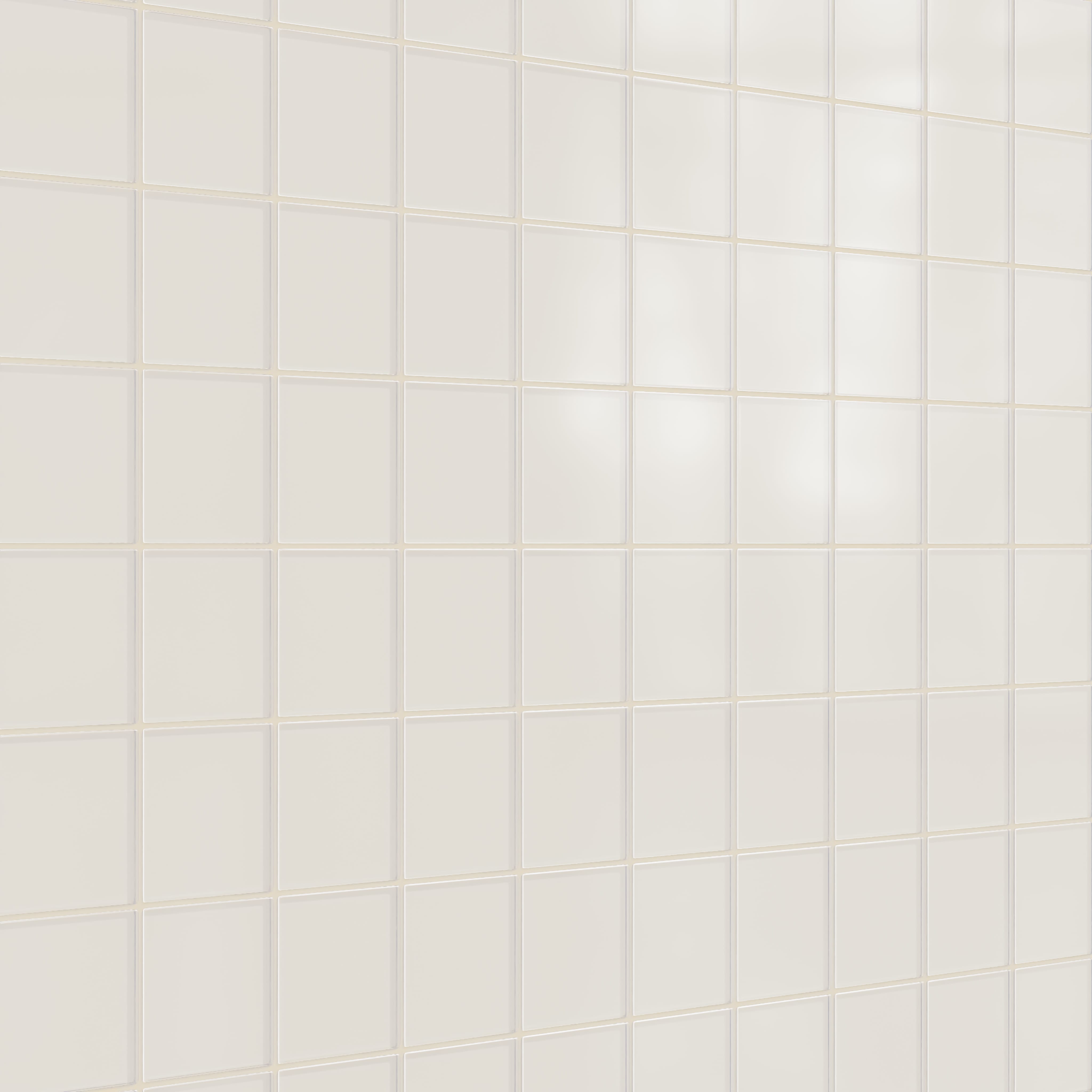 Quick Ship 4x4 Glass Tile in Dove Matte