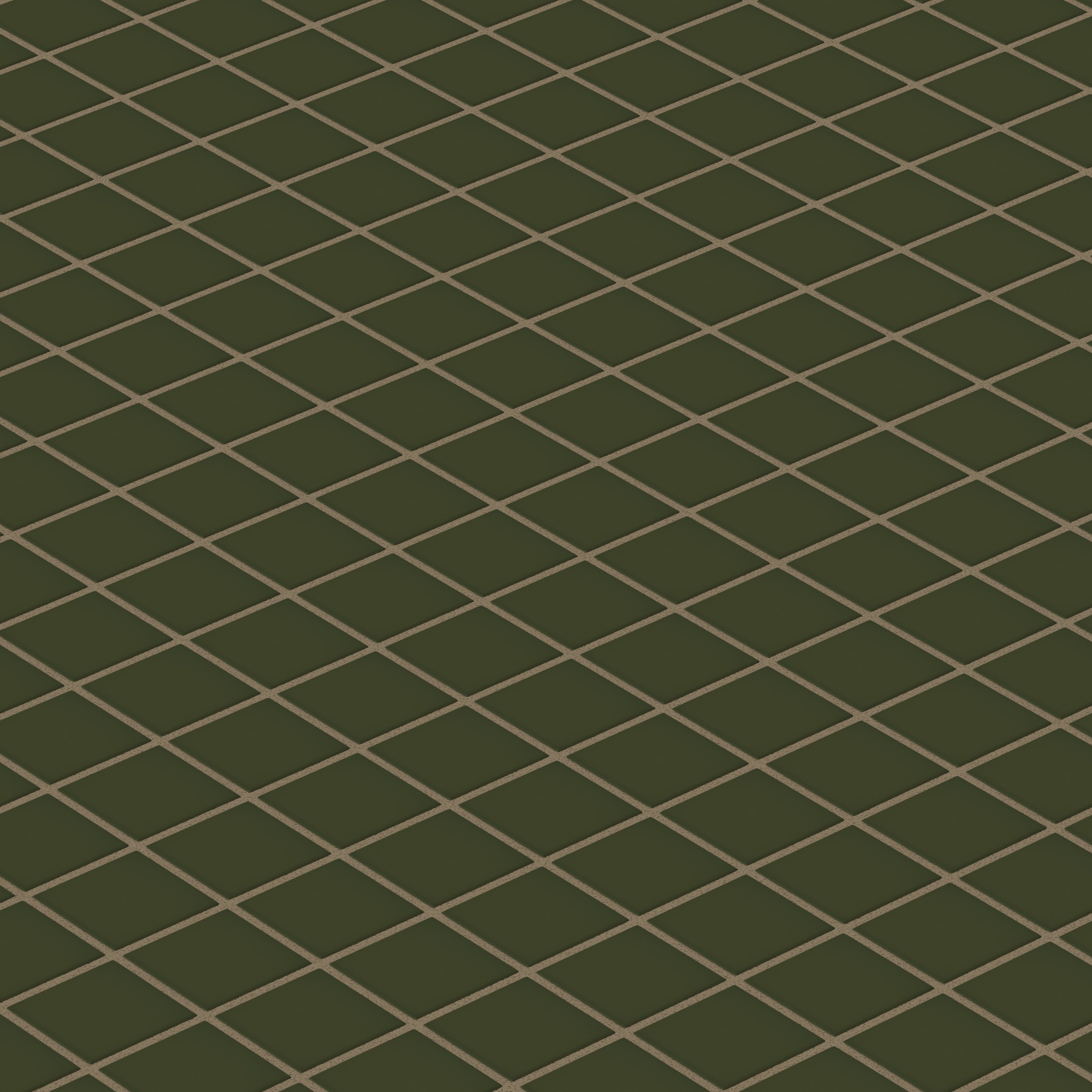 2x2 Straight Set Sheeted Natural Press Ceramic Mosaic Tile in Green Apatite Matte