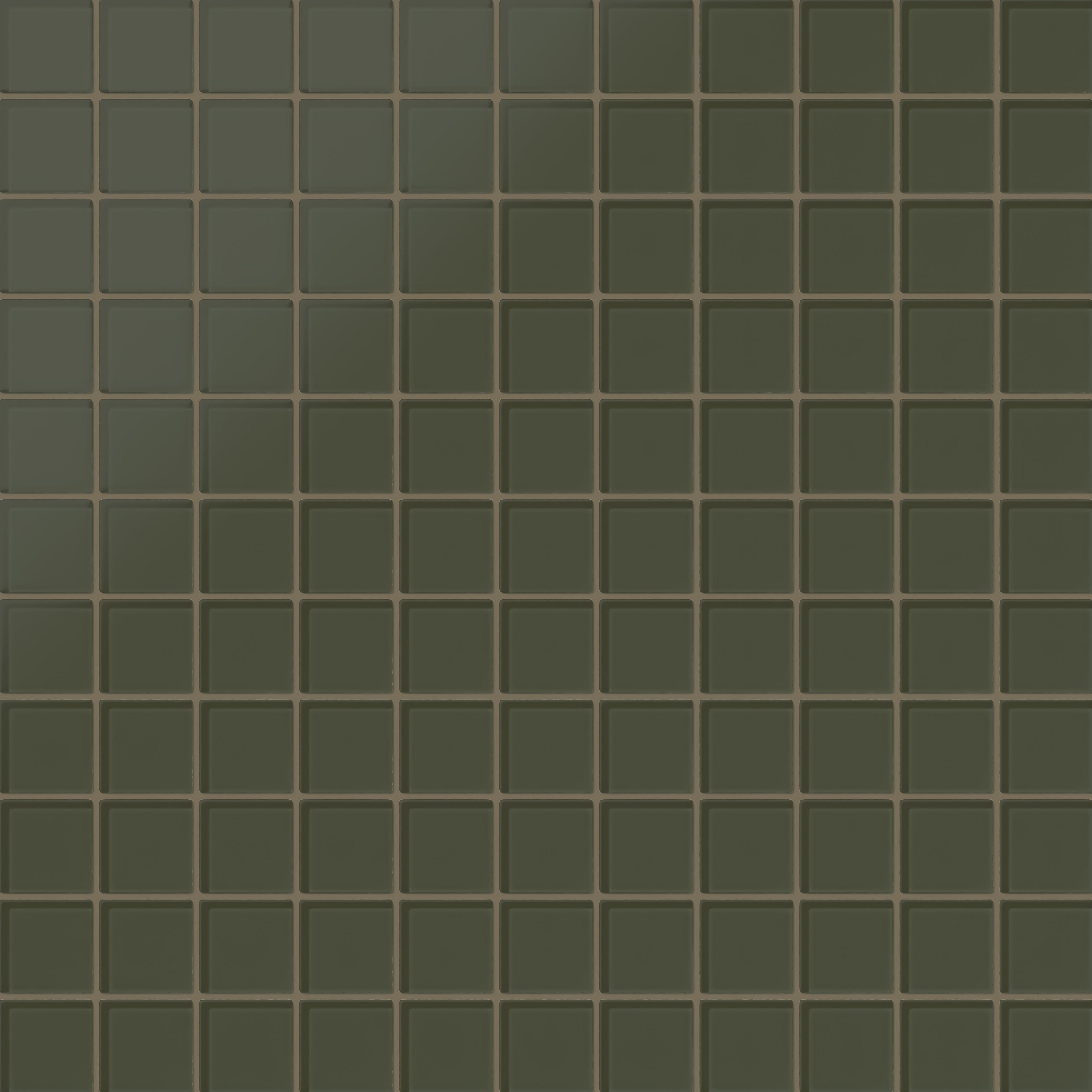 2x2 Straight Set Sheeted Glass Mosaic Tile in Roadrunner Matte