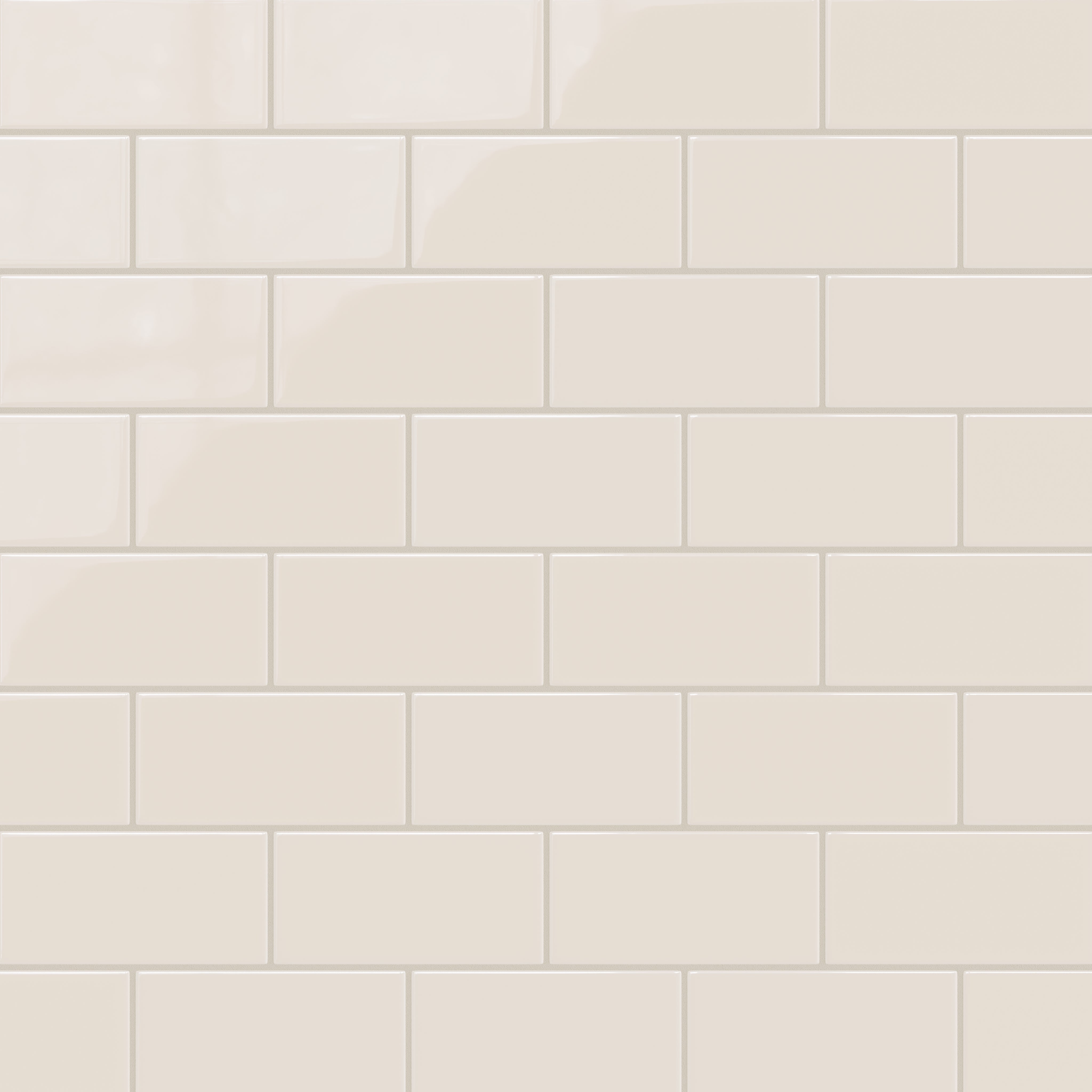 3x6 Natural Press Ceramic Tile in Pearl Gloss