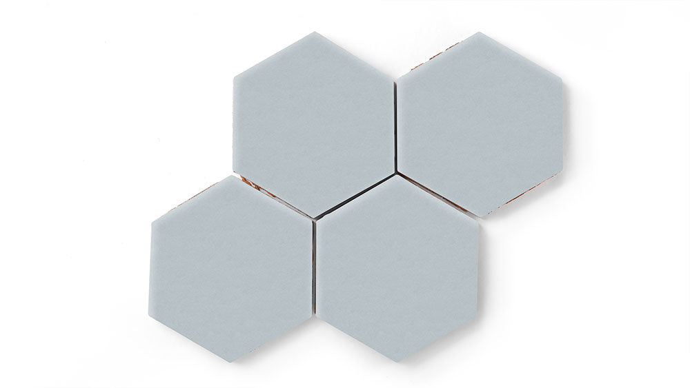 6" Hexagon Original Ceramic Tile in Crater Lake Matte