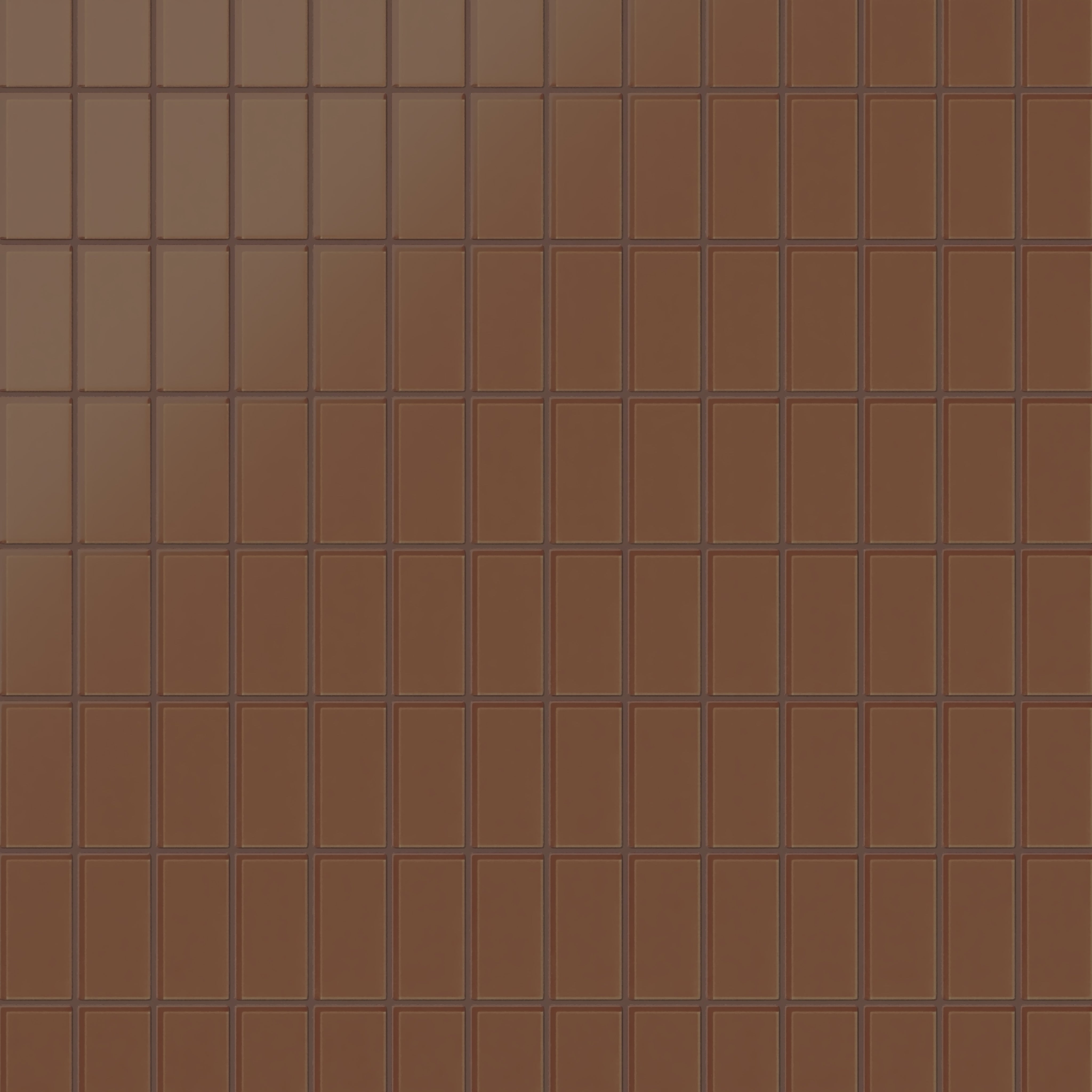 2x4 Straight Set Sheeted Glass Mosaic Tile in Kestrel Matte