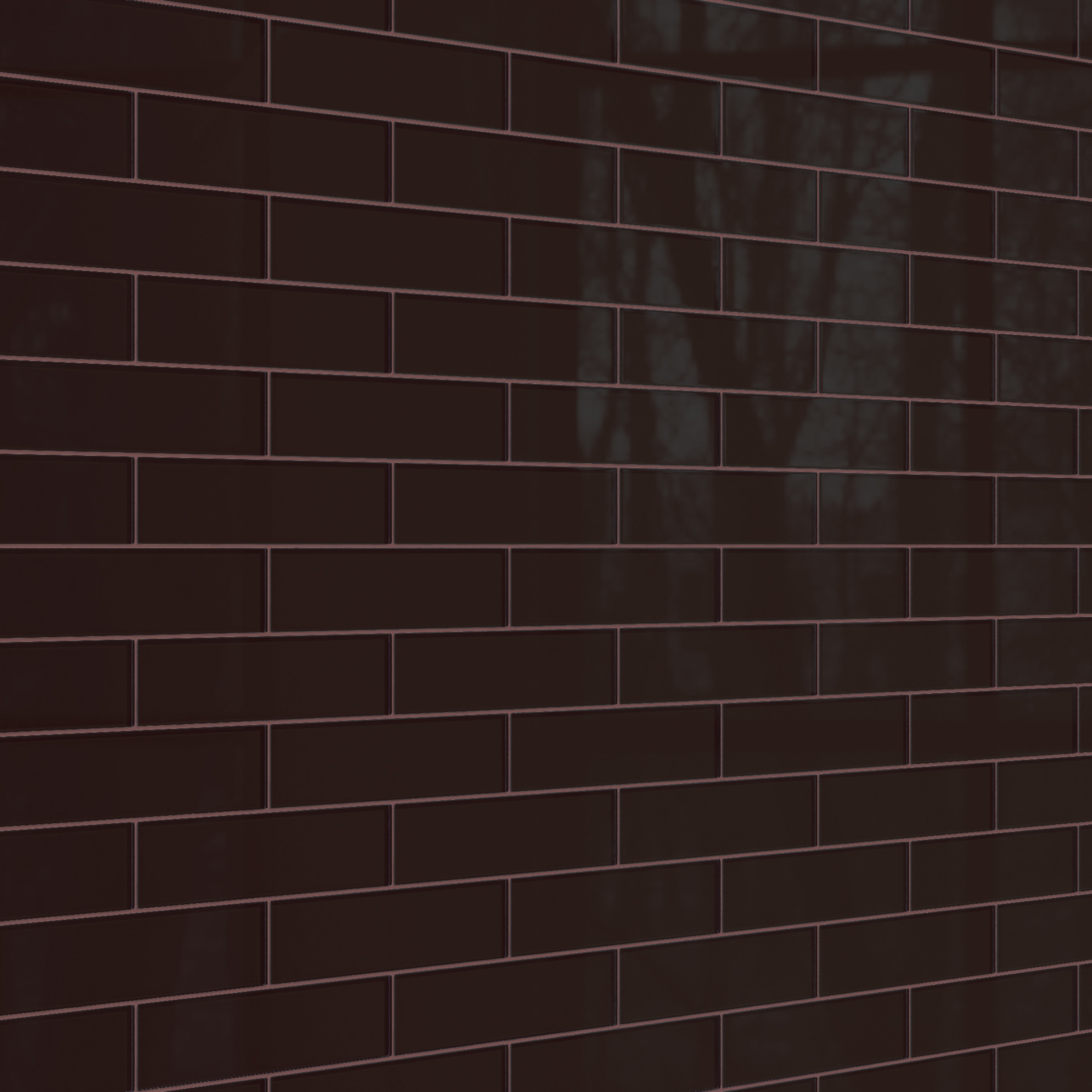 3x12 Glass Tile in Nighthawk Gloss