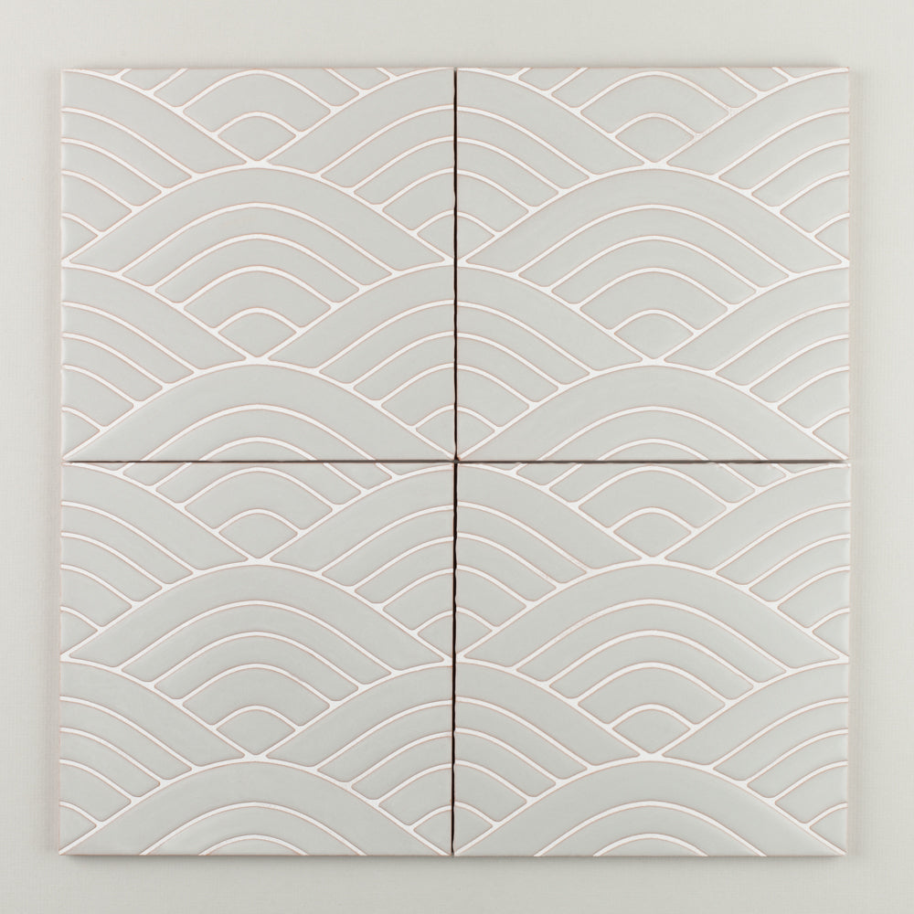8x8 Handpainted Sample Summit in Neutral Motif
