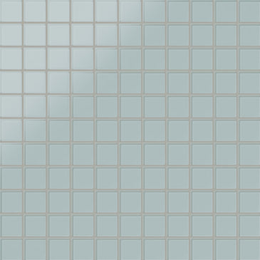 2x2 Straight Set Sheeted Glass Mosaic Tile in Great Blue Heron Matte