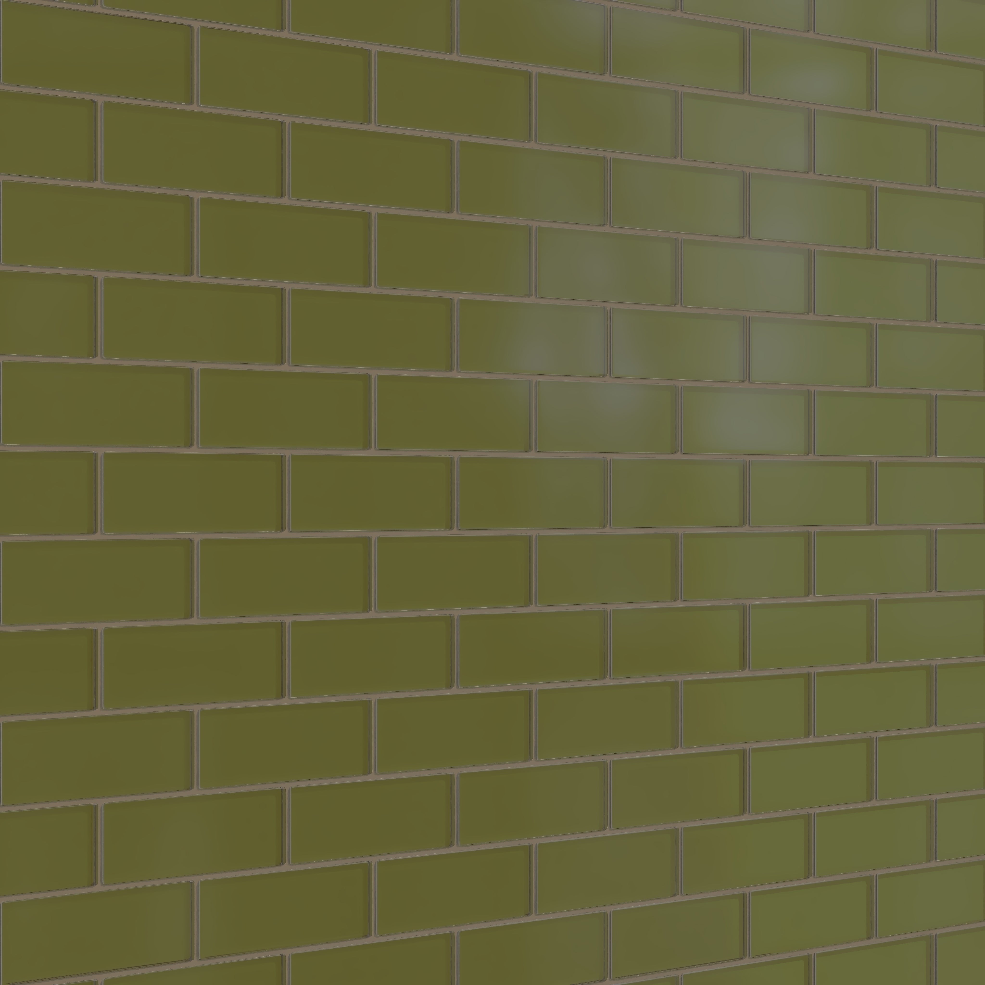 2x6 Glass Tile in Cormorant Matte
