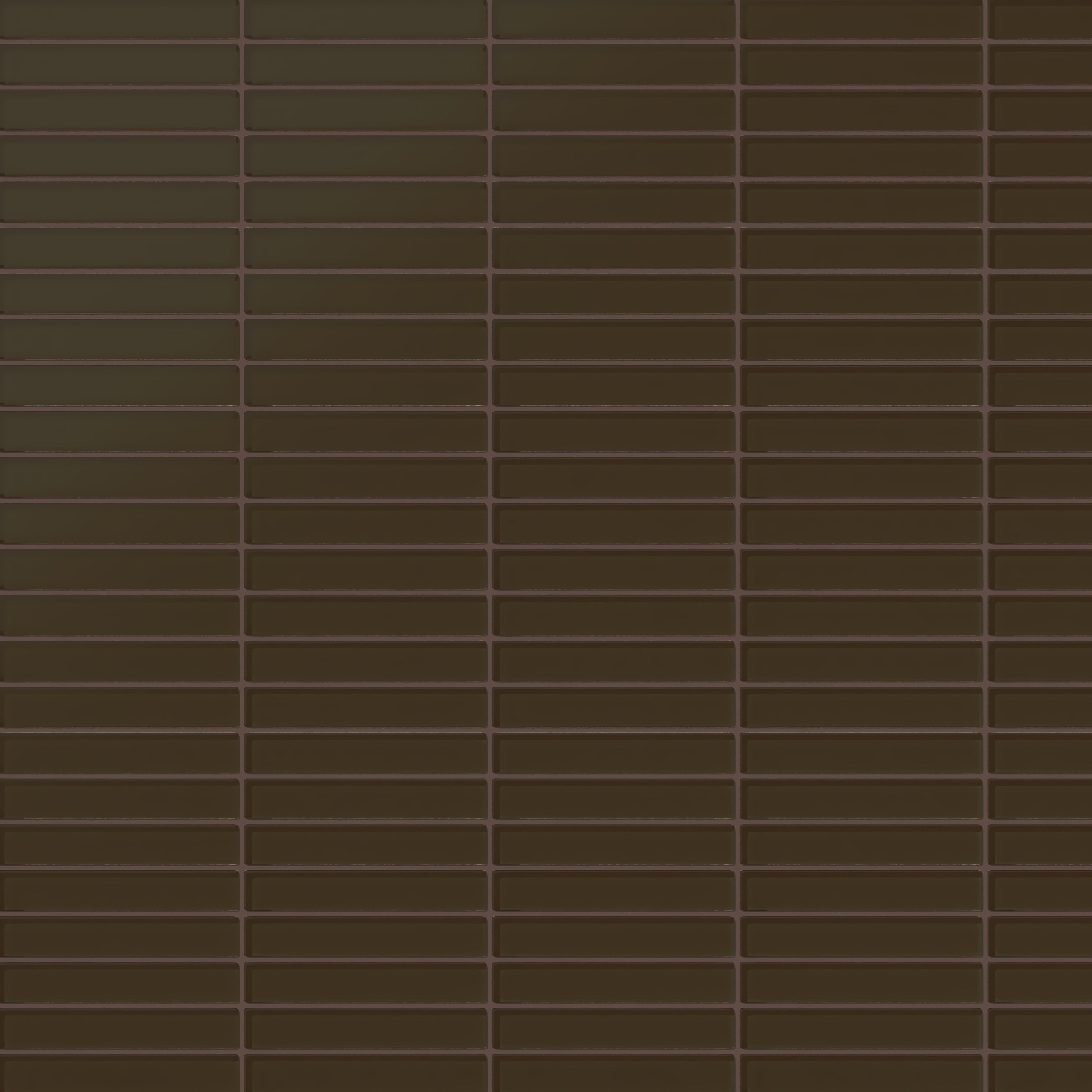 1x6 Straight Set Sheeted Glass Mosaic Tile in Osprey Matte