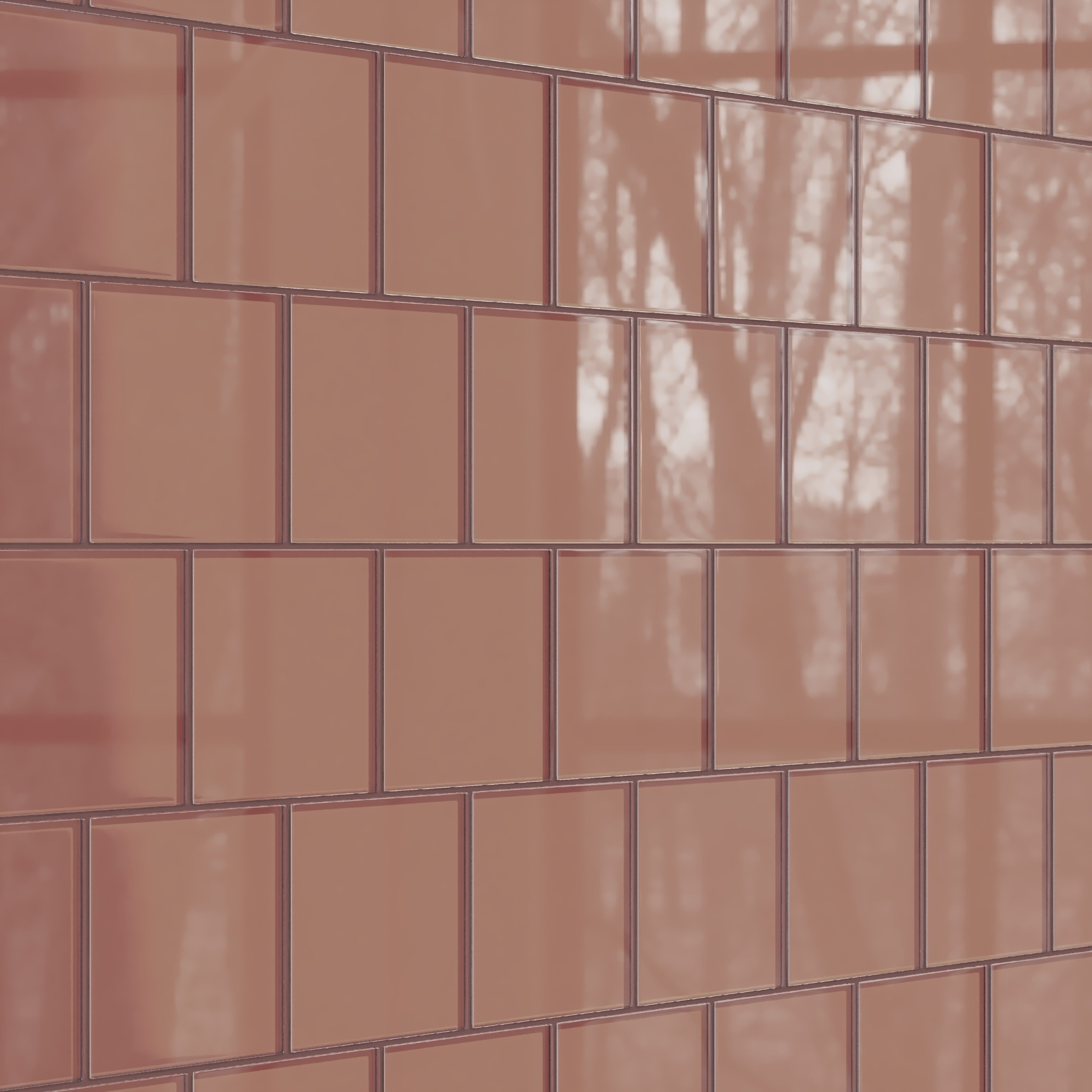 6x6 Glass Tile in Flicker Gloss