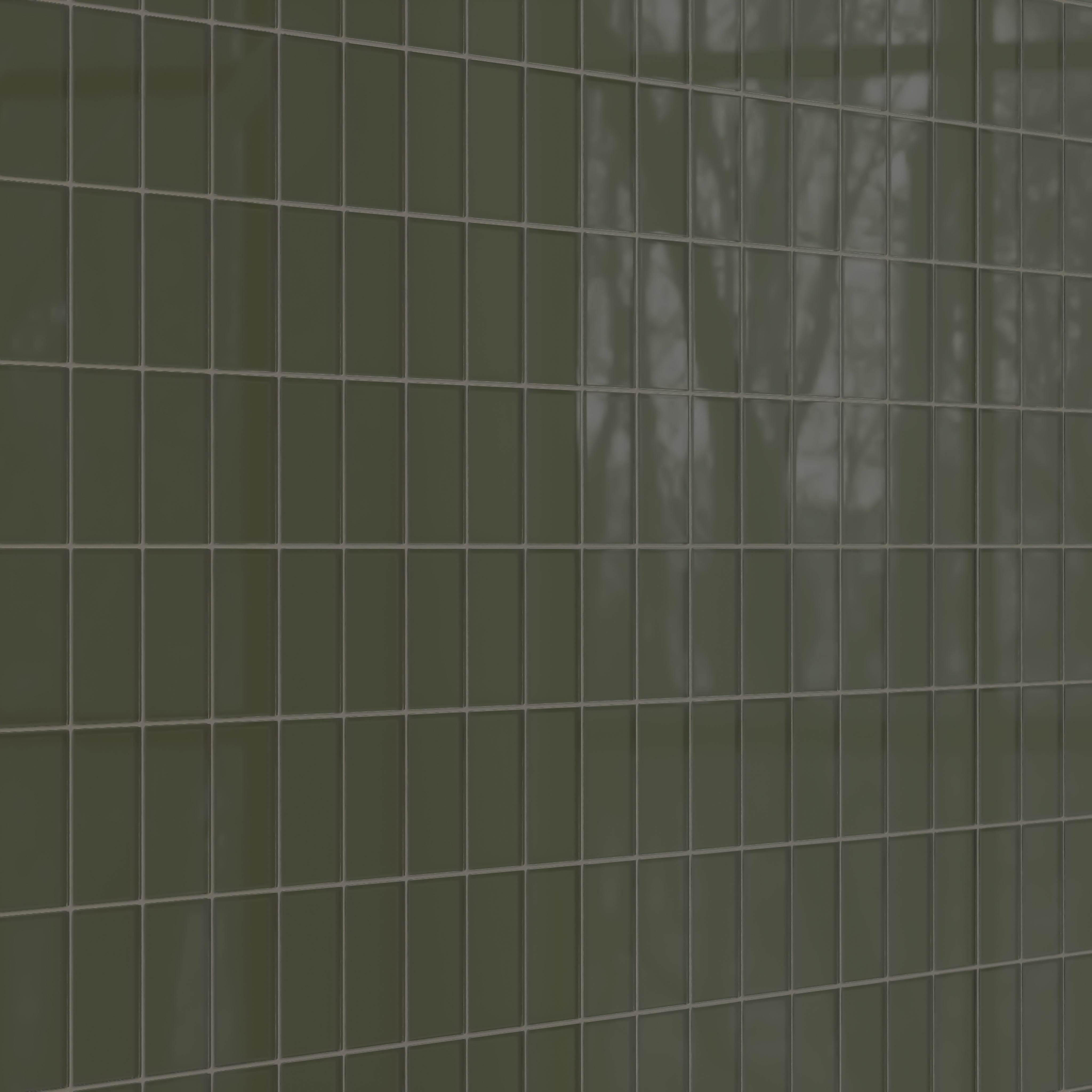 3x6 Glass Tile in Roadrunner Gloss
