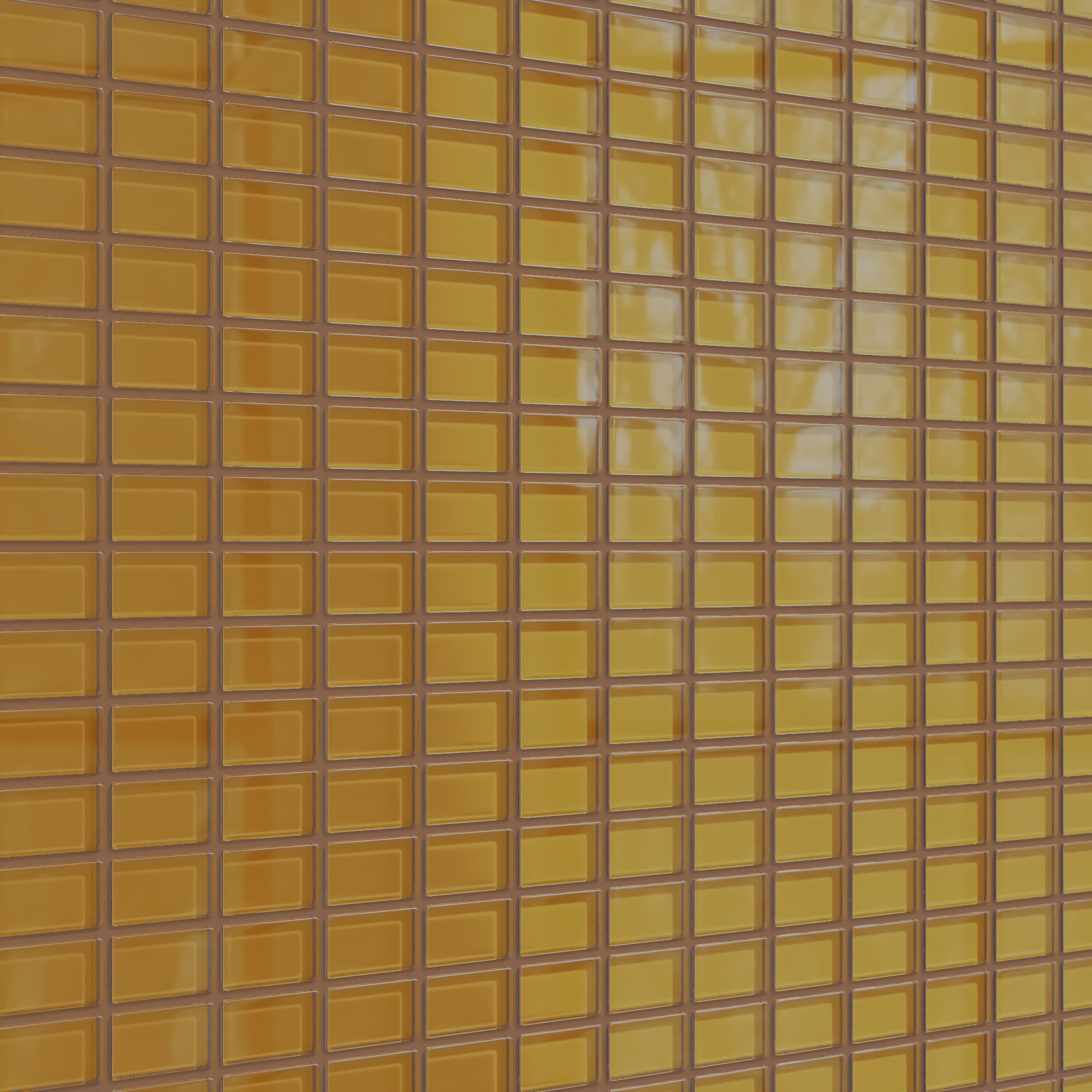 1x2 Straight Set Sheeted Glass Mosaic Tile in Falcon Gloss