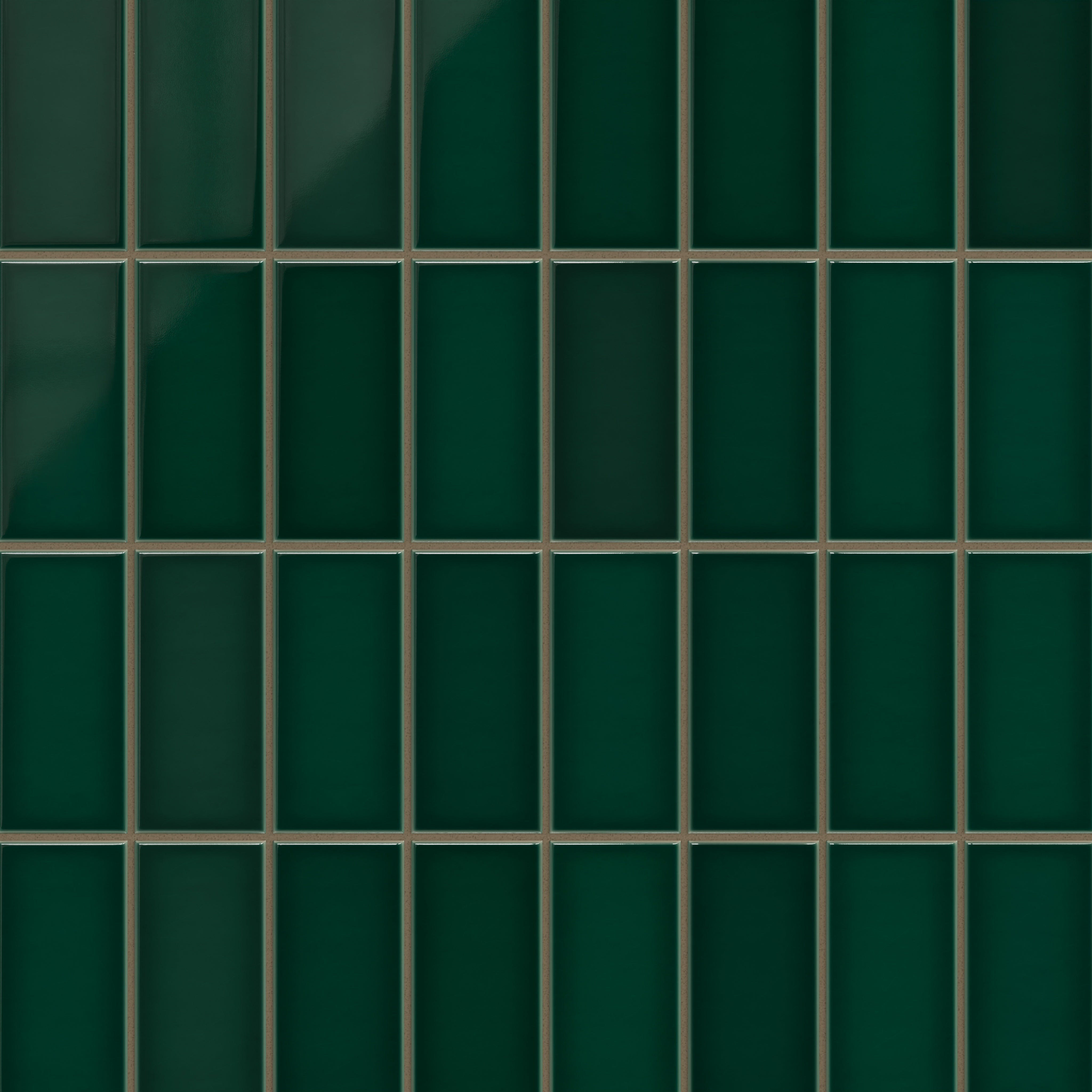 3x6 Original Ceramic Tile in Evergreen Gloss