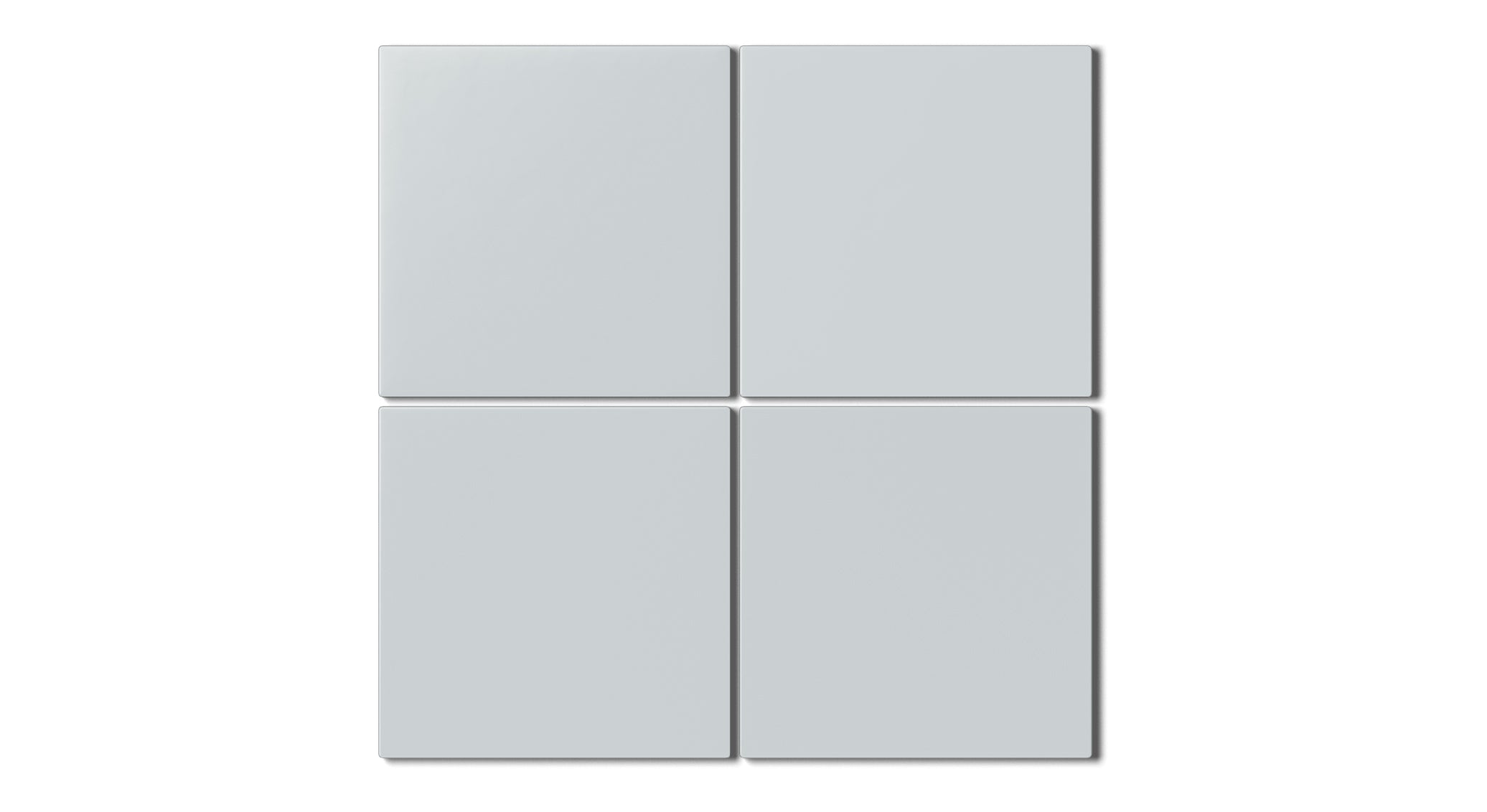 6x6 Natural Press Ceramic Tile in Alberta Blue Matte