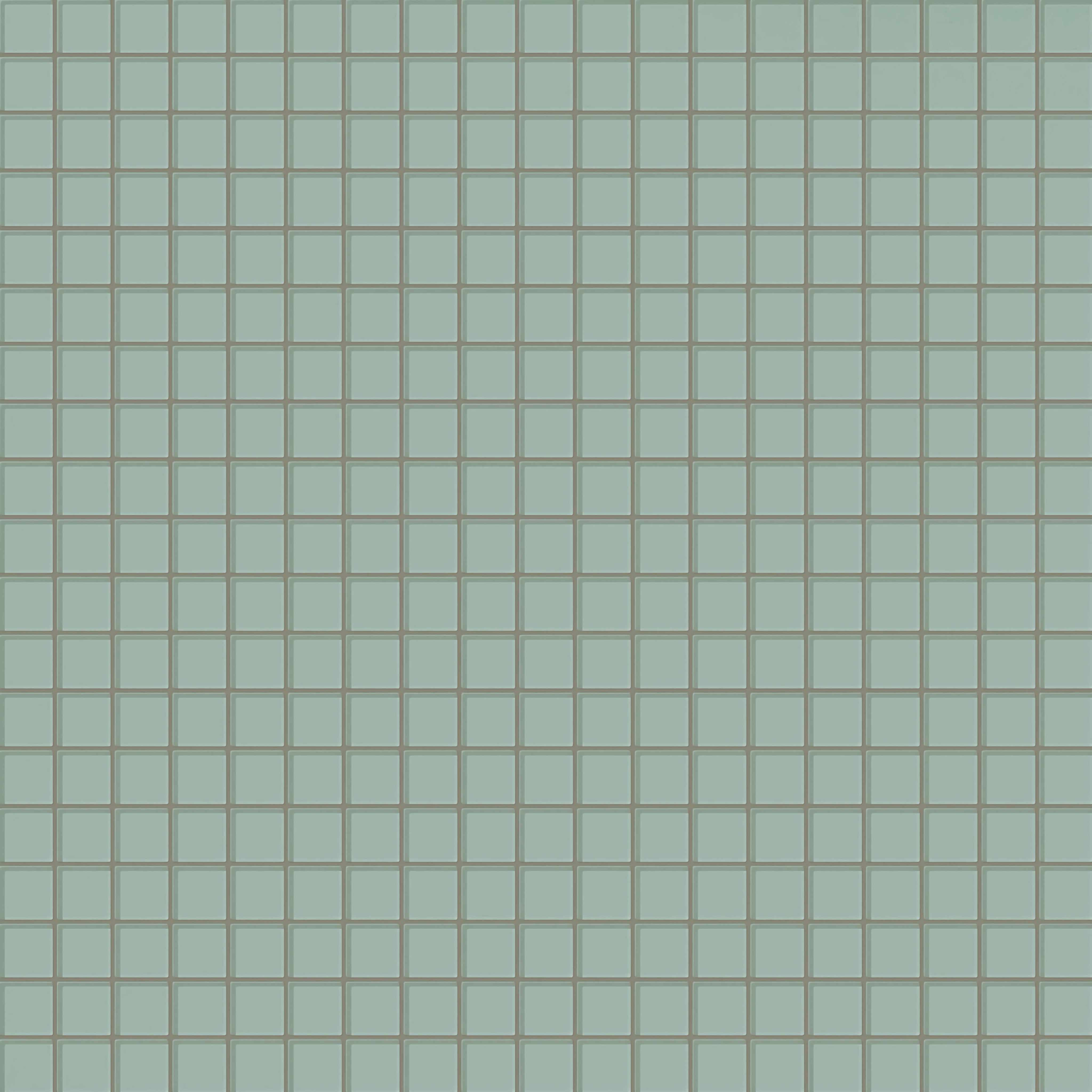 2x2 Straight Set Sheeted Glass Mosaic Tile in Kingfisher Gloss