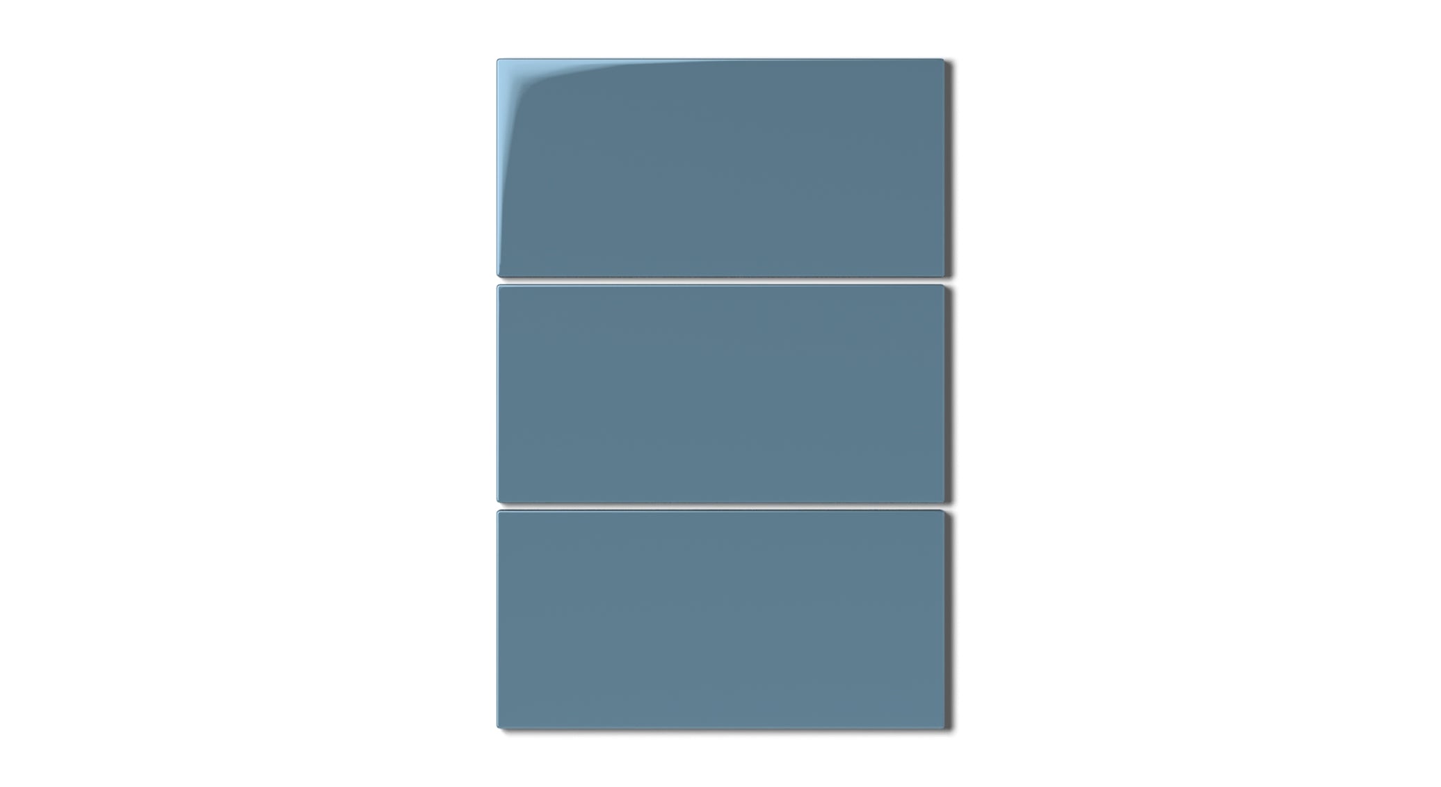4x8 Natural Press Ceramic Tile in Azurite Gloss