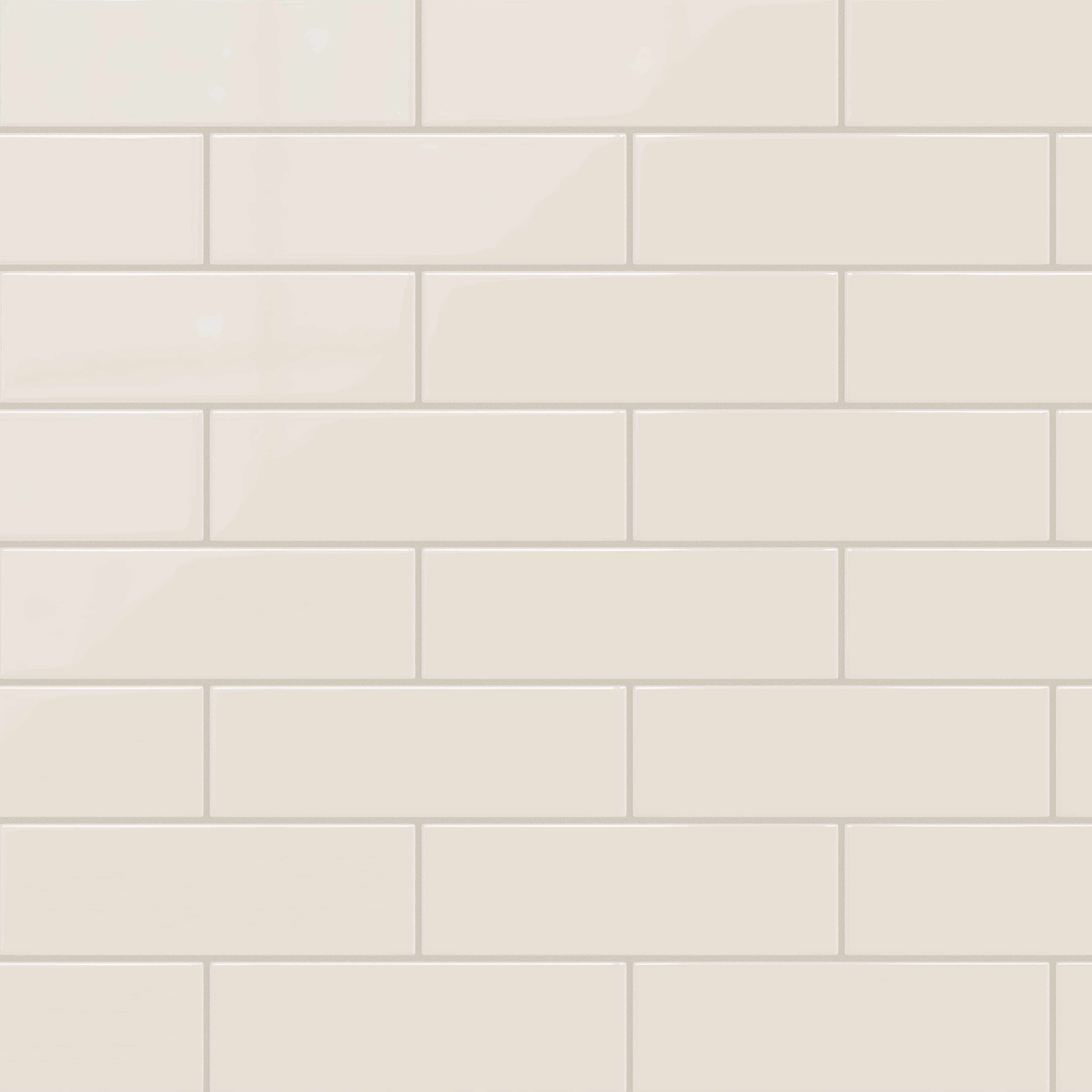 Quick Ship 3x9 Natural Press Ceramic Tile in Pearl Gloss