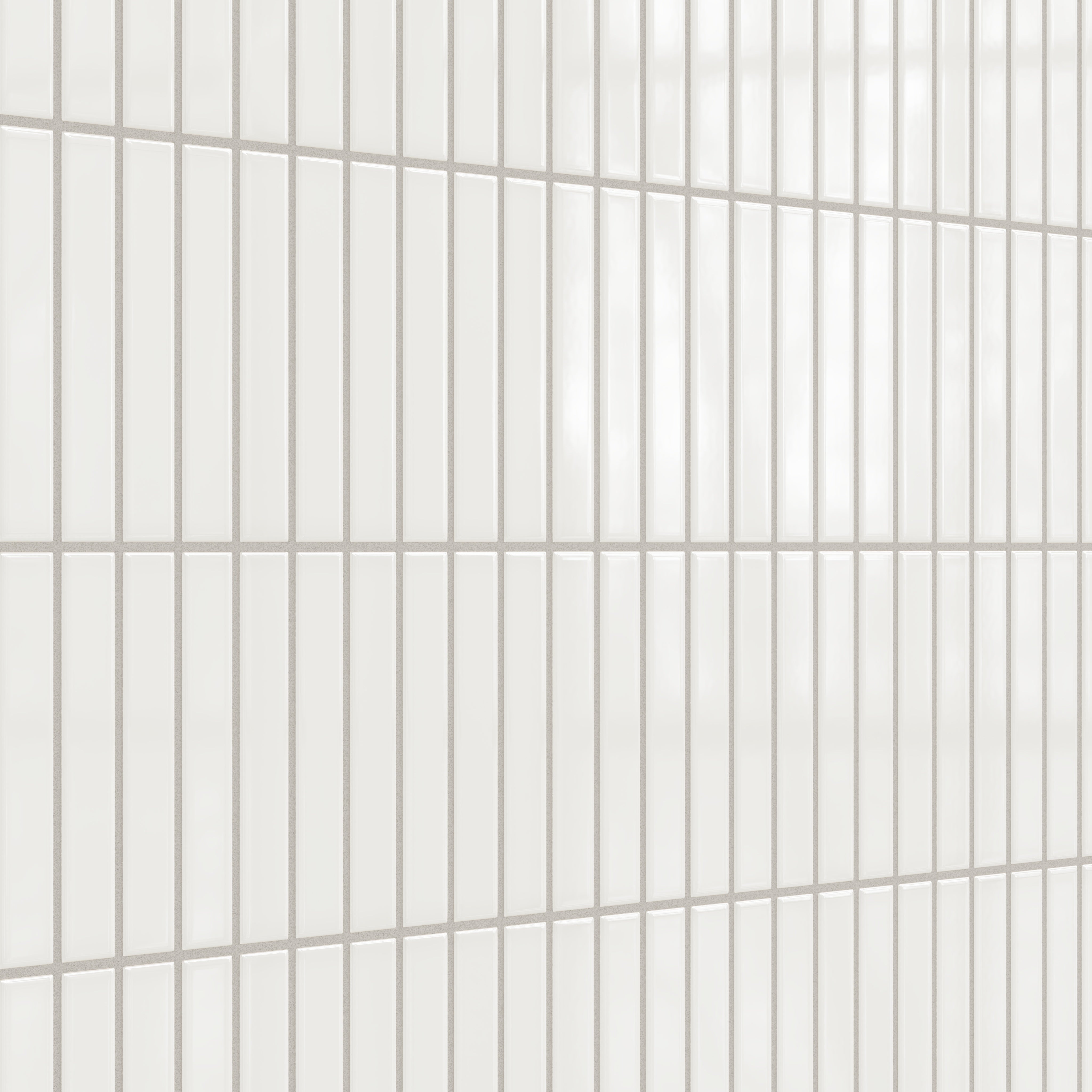 1x6 Straight Set Sheeted Original Ceramic Mosaic Tile in Feldspar Gloss