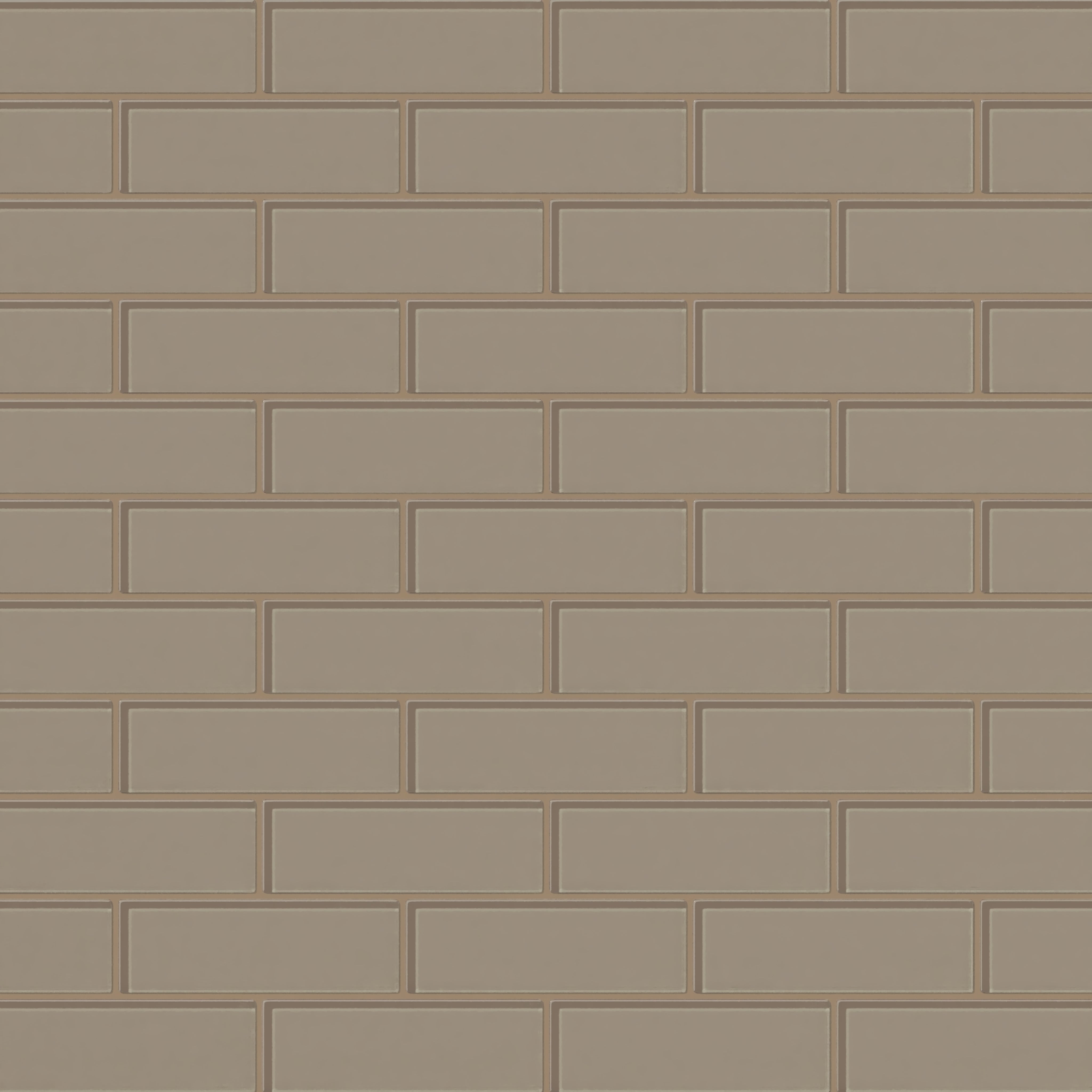 2x6 Glass Tile in Quail Gloss