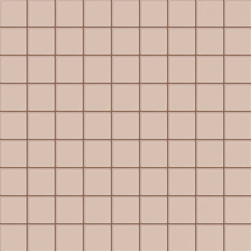 3x3 Straight Set Sheeted Glass Mosaic Tile in Rosy Finch Gloss