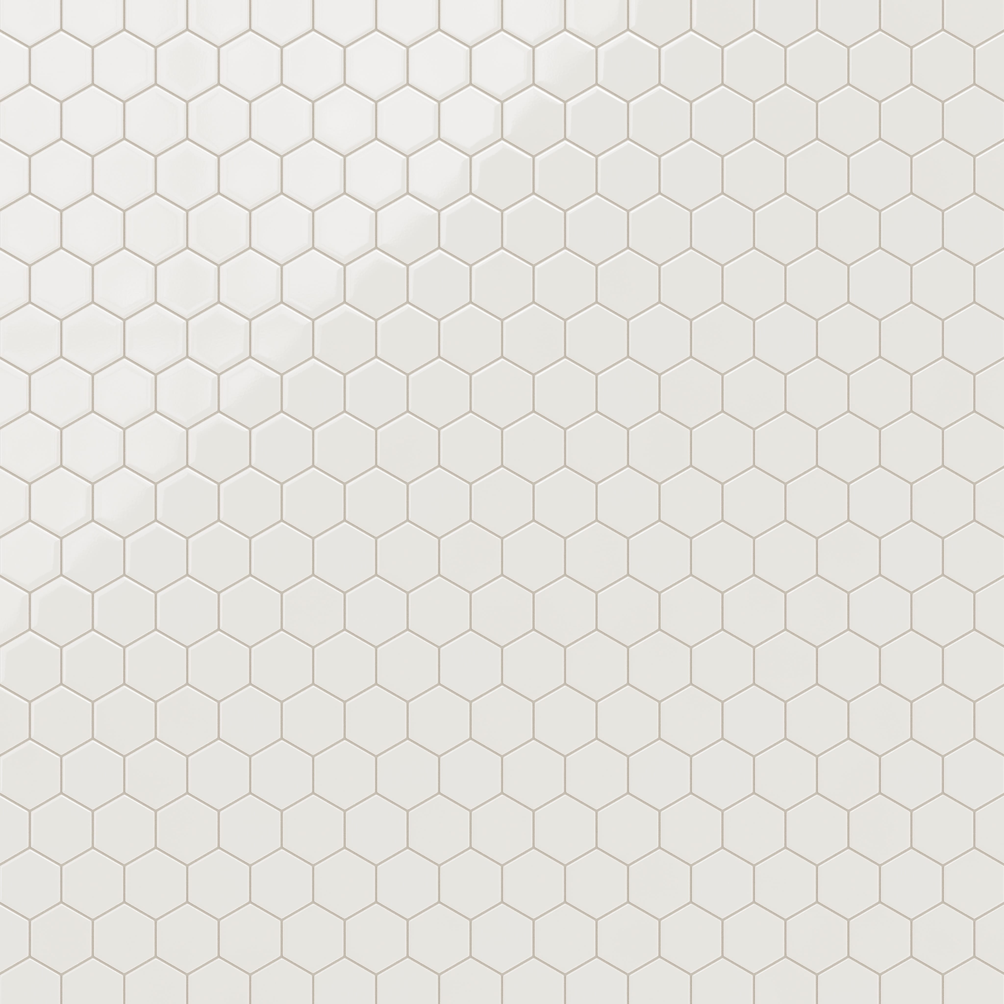 Quick Ship 4" Hexagon Original Ceramic Tile in Feldspar Gloss